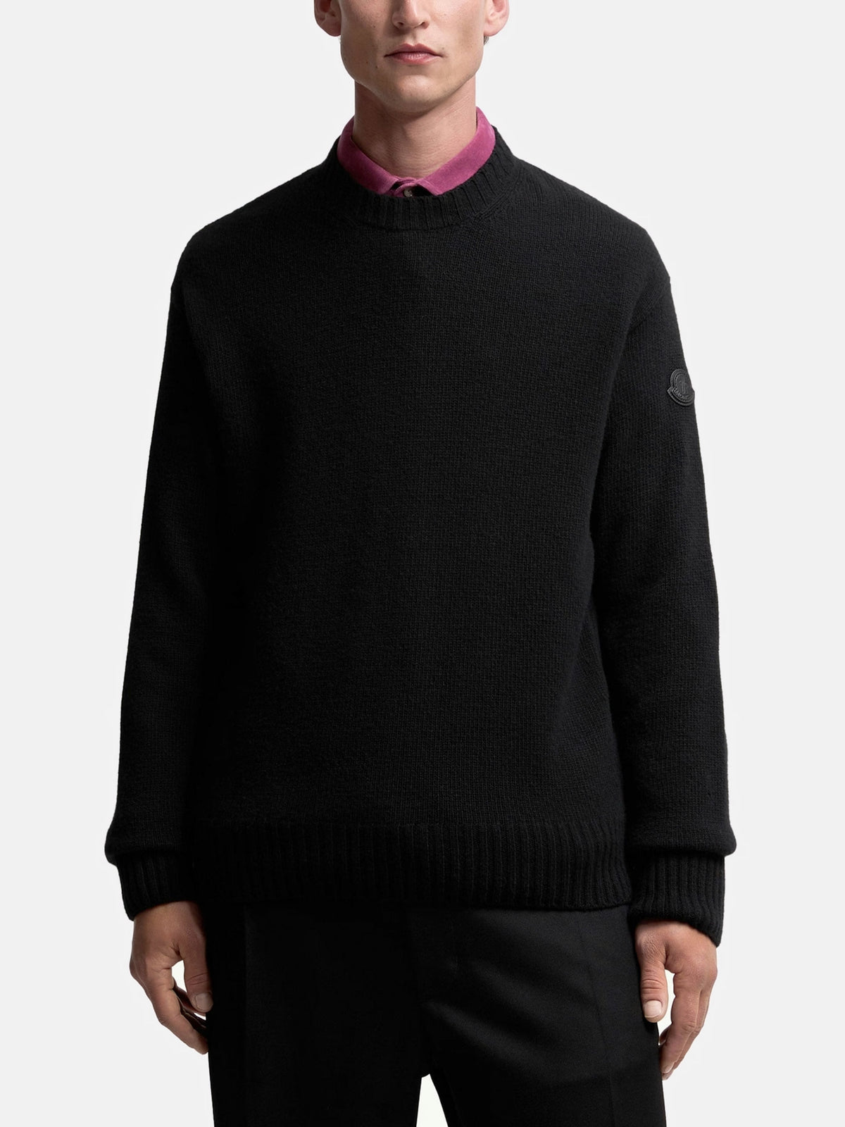 Moncler Pullover aus Wolle und Kaschmir für Herren Schwarz