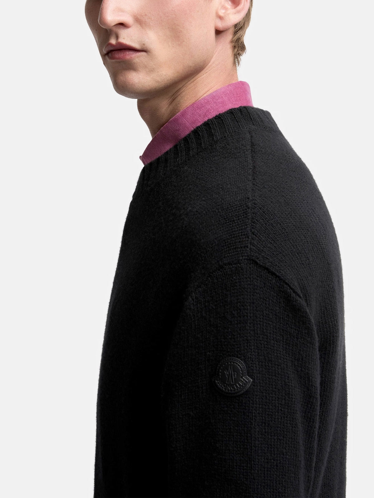 Moncler Pullover aus Wolle und Kaschmir für Herren Schwarz
