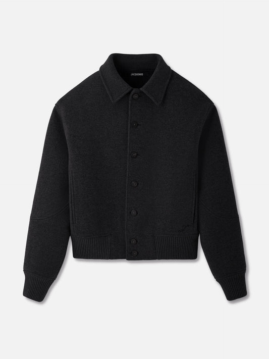 Jacquemus Woll-Bomberjacke Feltro für Herren Schwarz