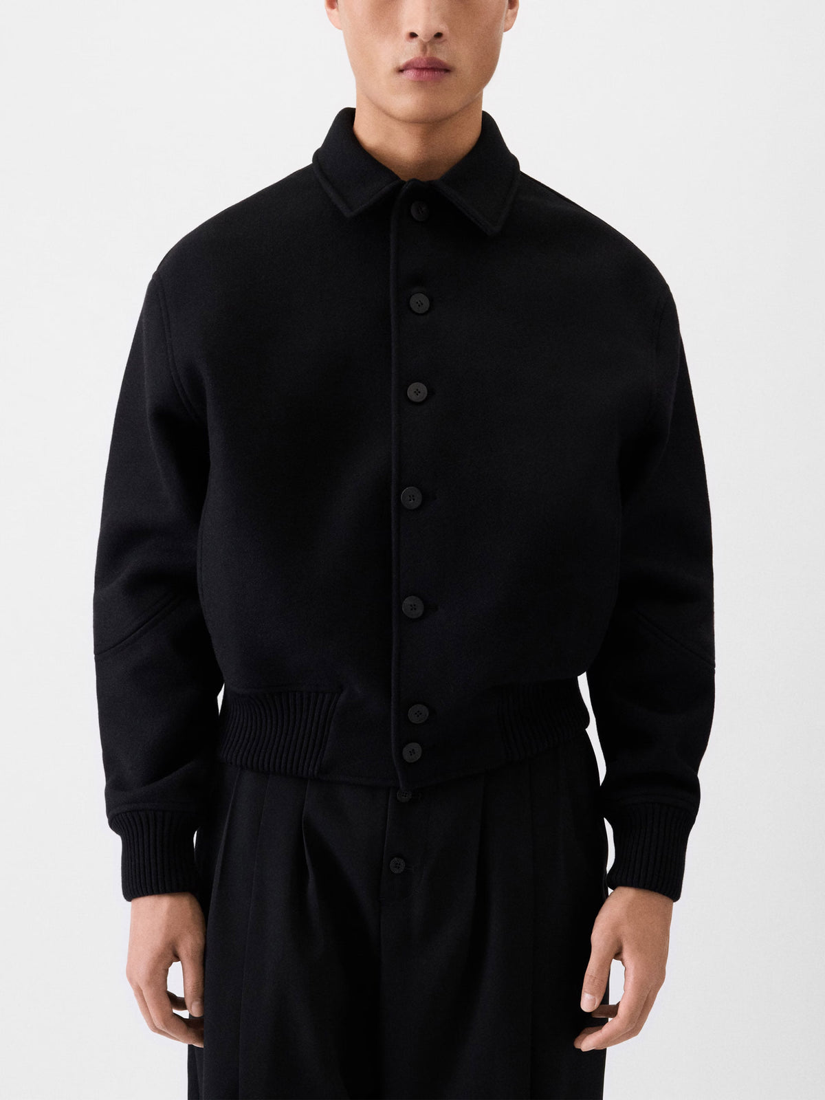 Jacquemus Woll-Bomberjacke Feltro für Herren Schwarz