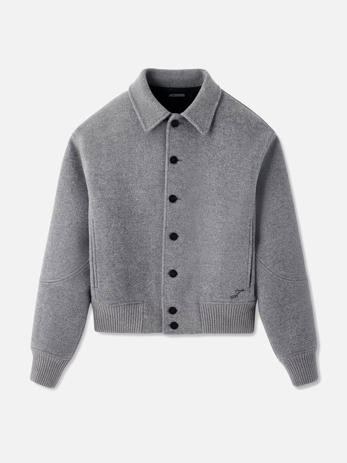 Jacquemus Woll-Bomberjacke Feltro für Herren Grau