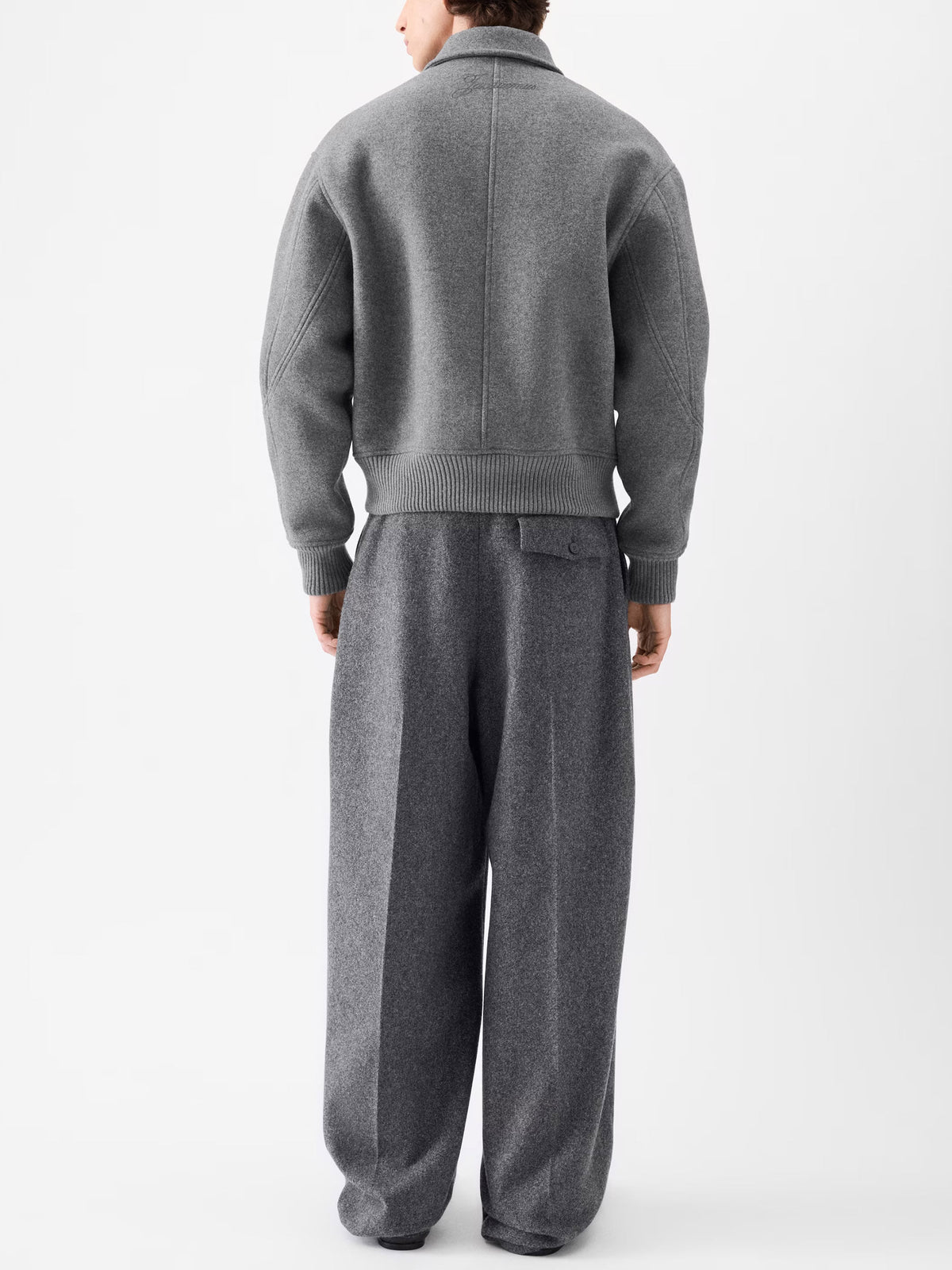 Jacquemus Woll-Bomberjacke Feltro für Herren Grau