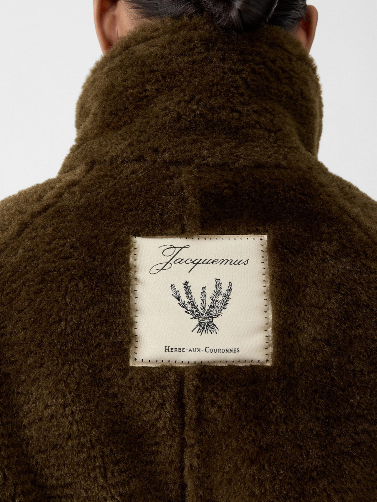 Jacquemus Kunstfelljacke Fernando für Damen Dunkles Khaki