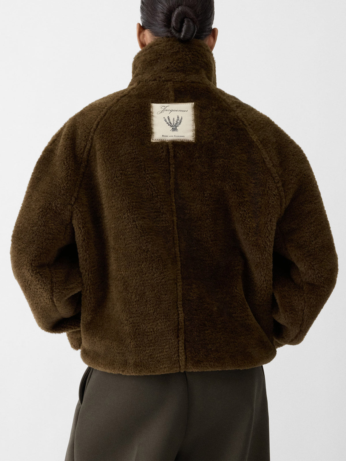 Jacquemus Kunstfelljacke Fernando für Damen Dunkles Khaki