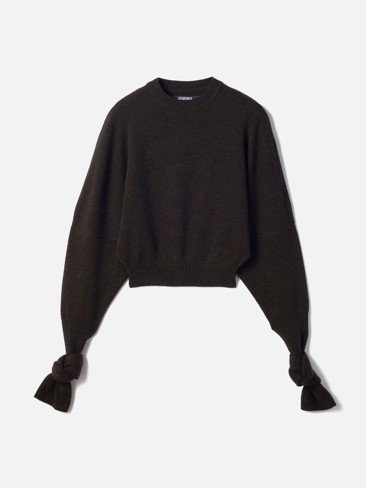 Jacquemus Pullover Fiocco aus Kaschmir-Mix für Damen Dunkelbraun