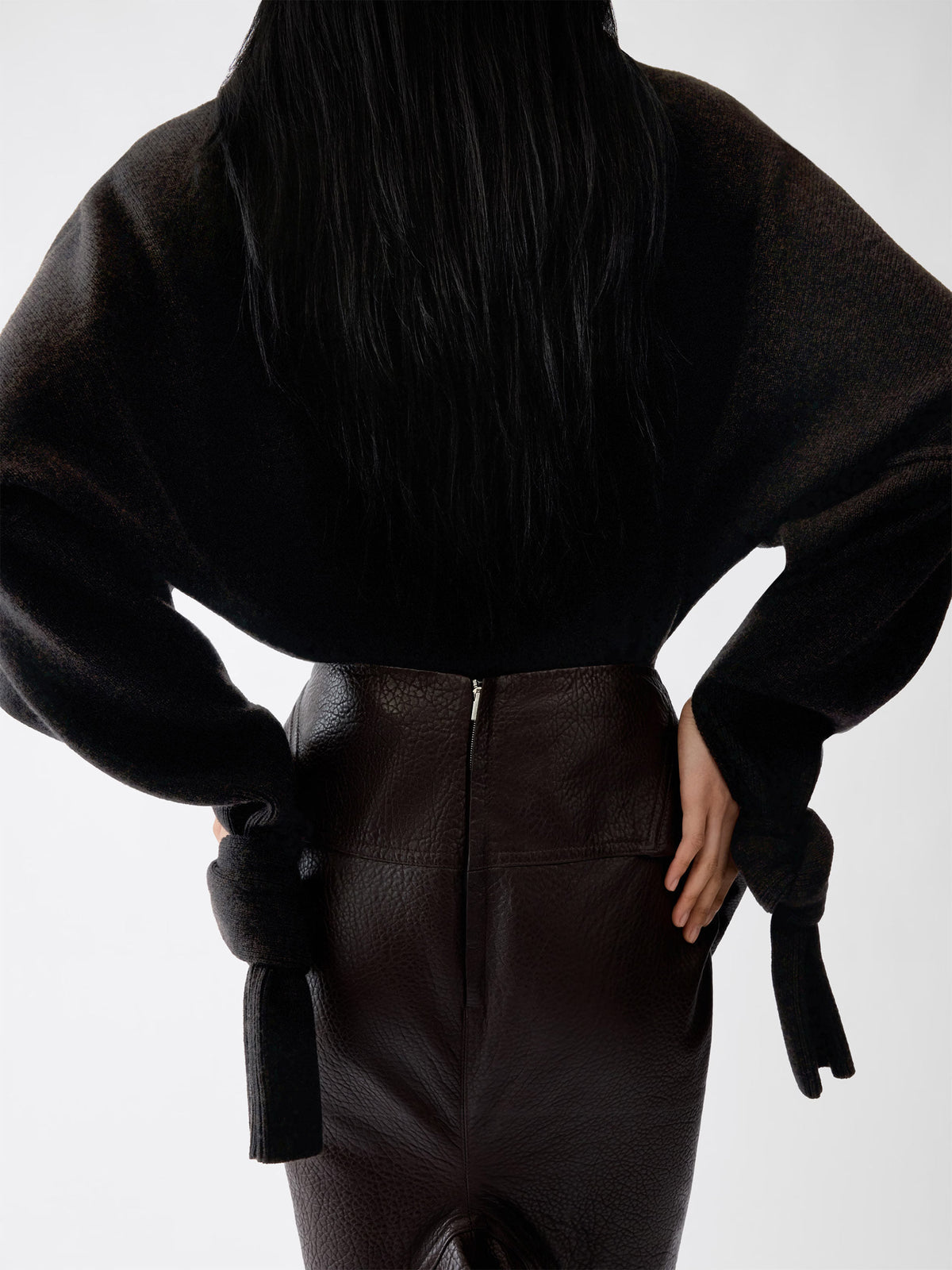 Jacquemus Pullover Fiocco aus Kaschmir-Mix für Damen Dunkelbraun
