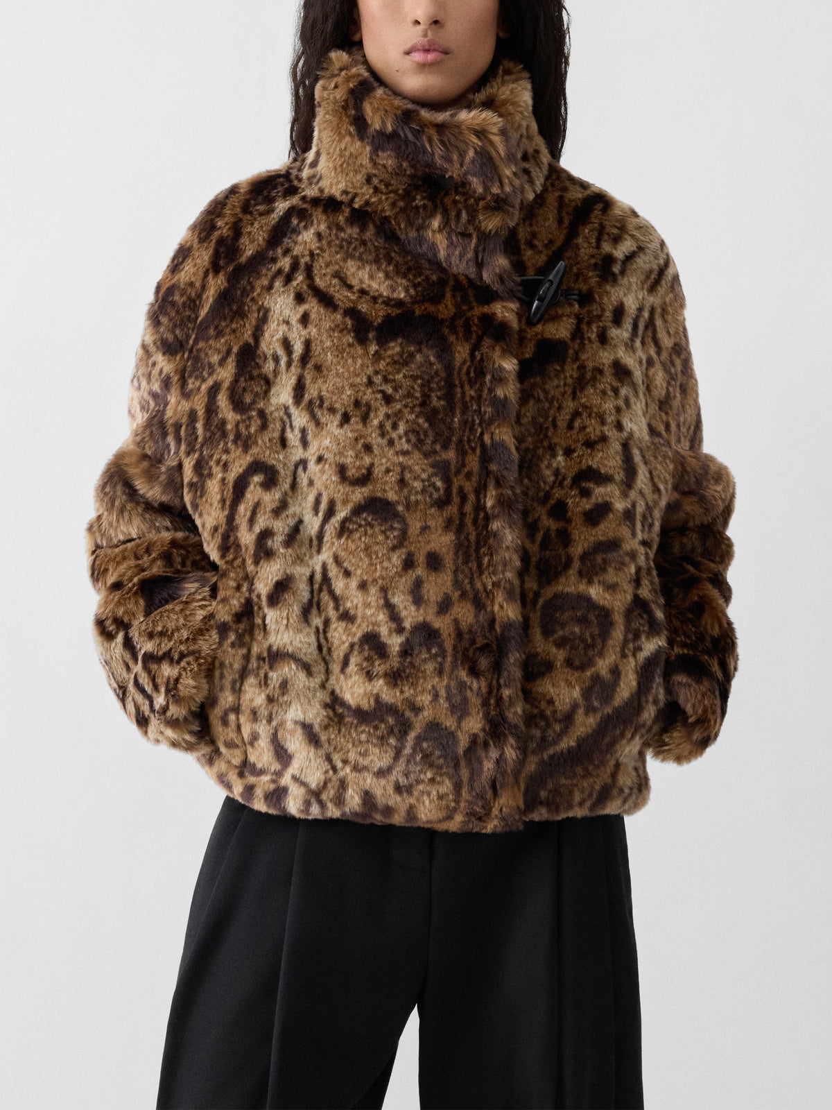 Jacquemus Jacke Fernando aus Kunstfell für Damen Leopard