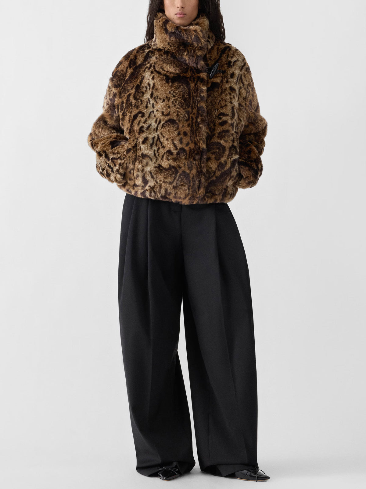 Jacquemus Jacke Fernando aus Kunstfell für Damen Leopard