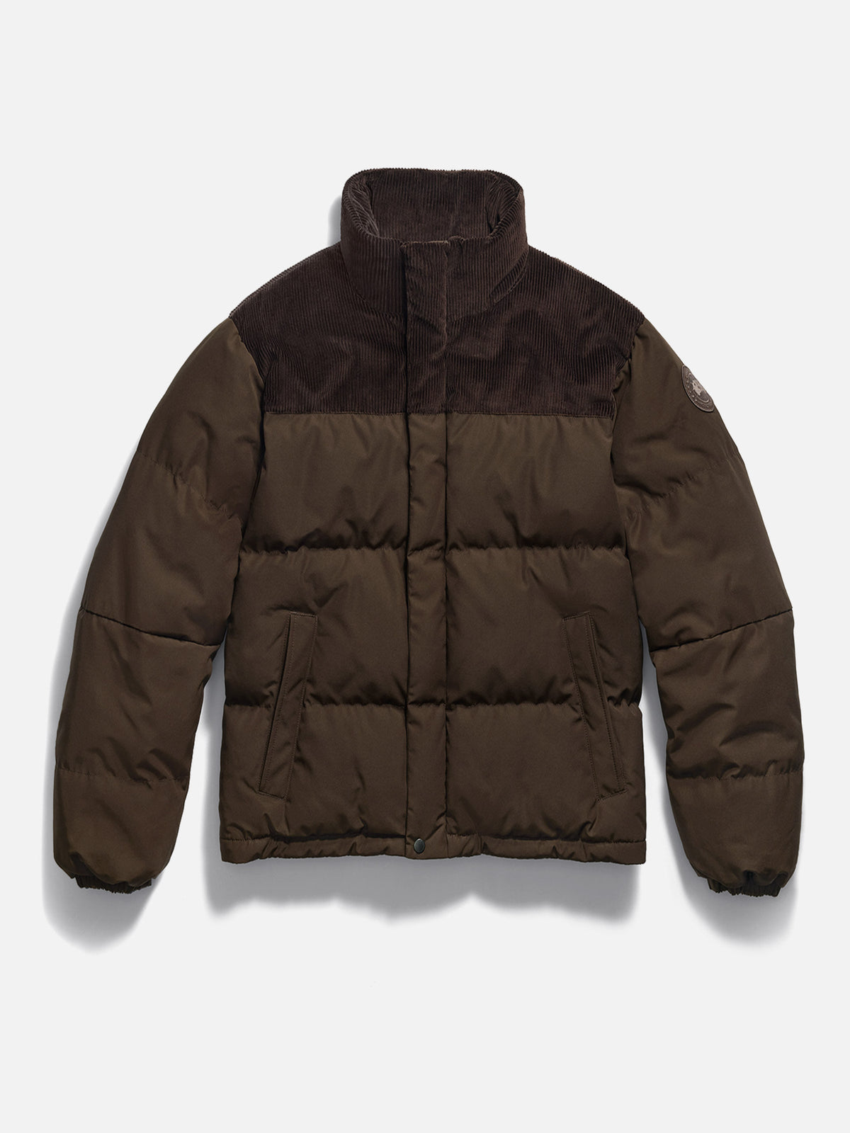 Canada goose Cord-Daunenjacke Sterling für Herren Dunkelbraun