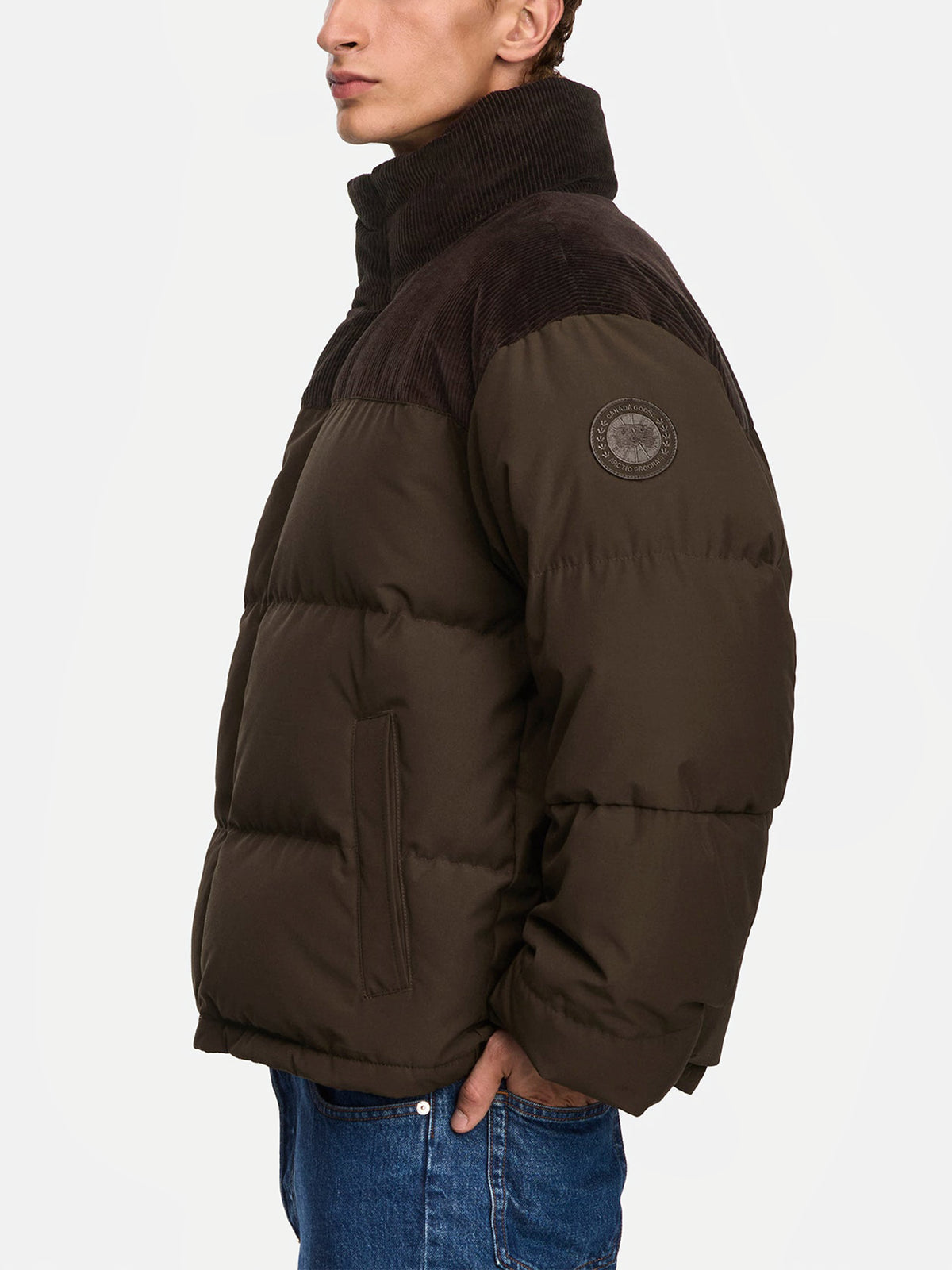 Canada goose Cord-Daunenjacke Sterling für Herren Dunkelbraun