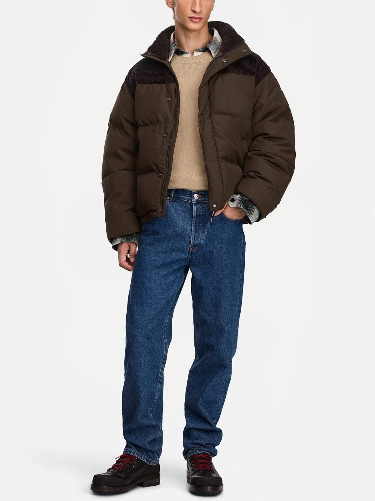 Canada goose Cord-Daunenjacke Sterling für Herren Dunkelbraun
