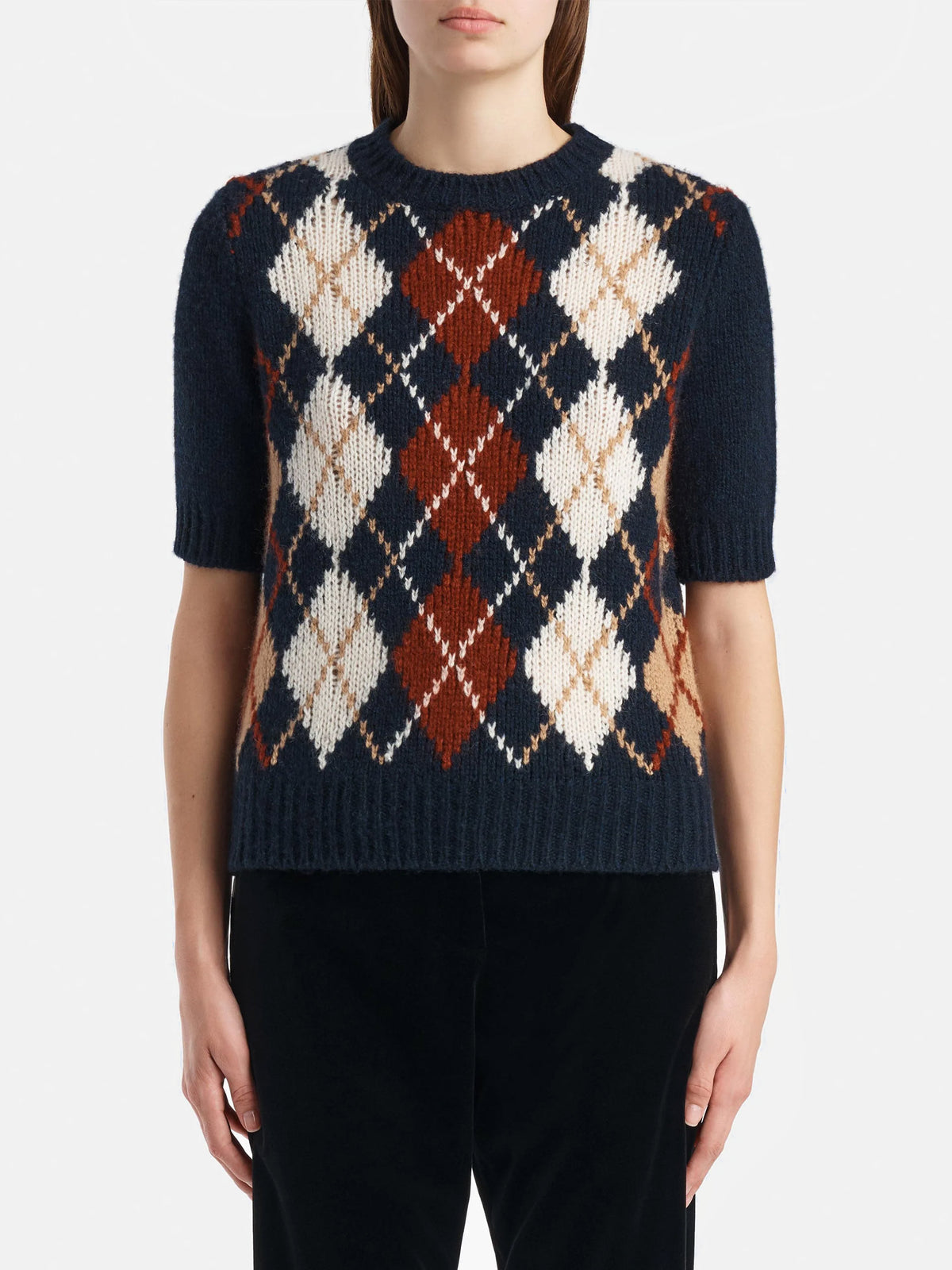 Khaite Pullover Lisa aus Kaschmir und Mohair für Damen Navy Multi