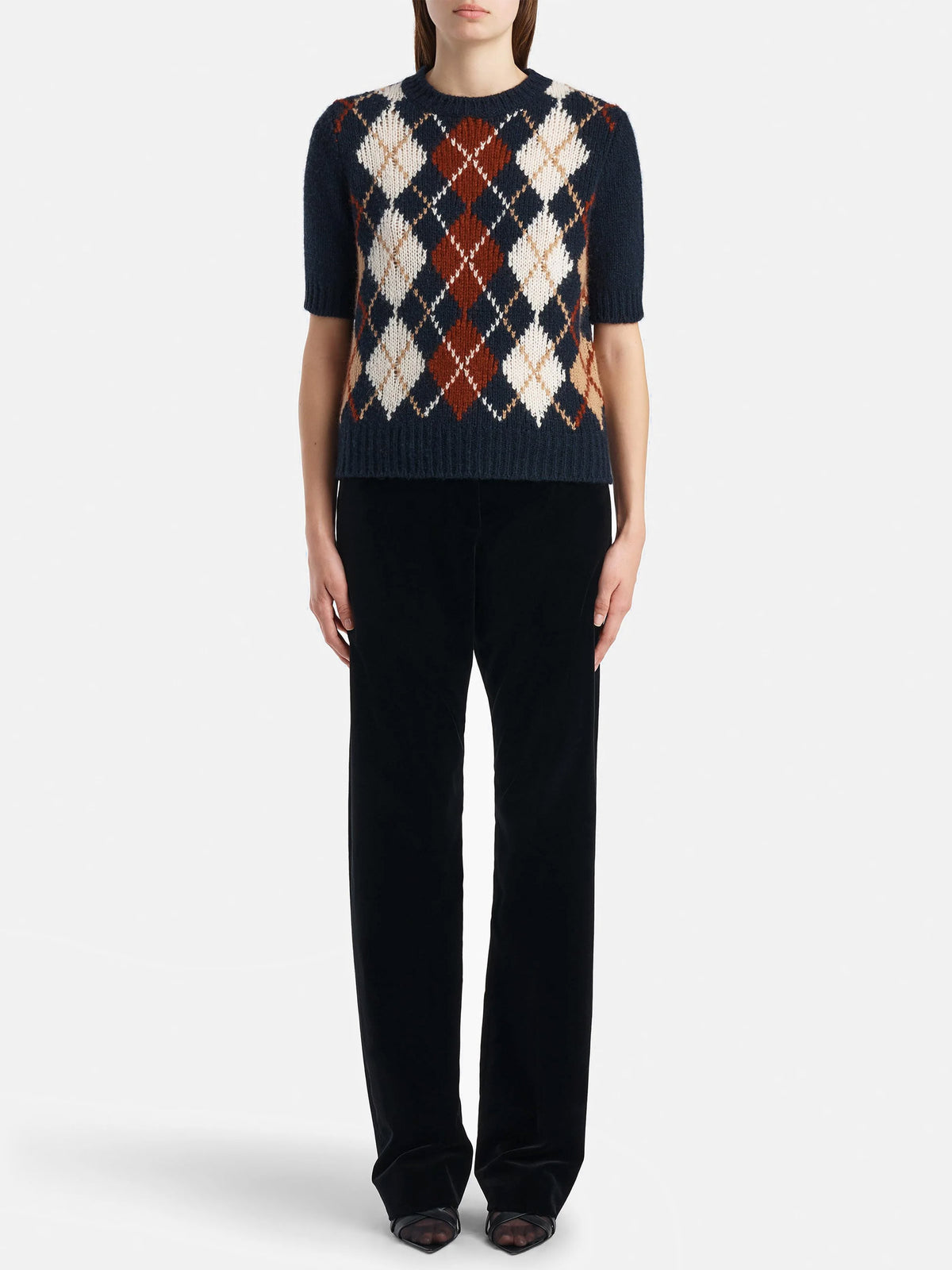 Khaite Pullover Lisa aus Kaschmir und Mohair für Damen Navy Multi