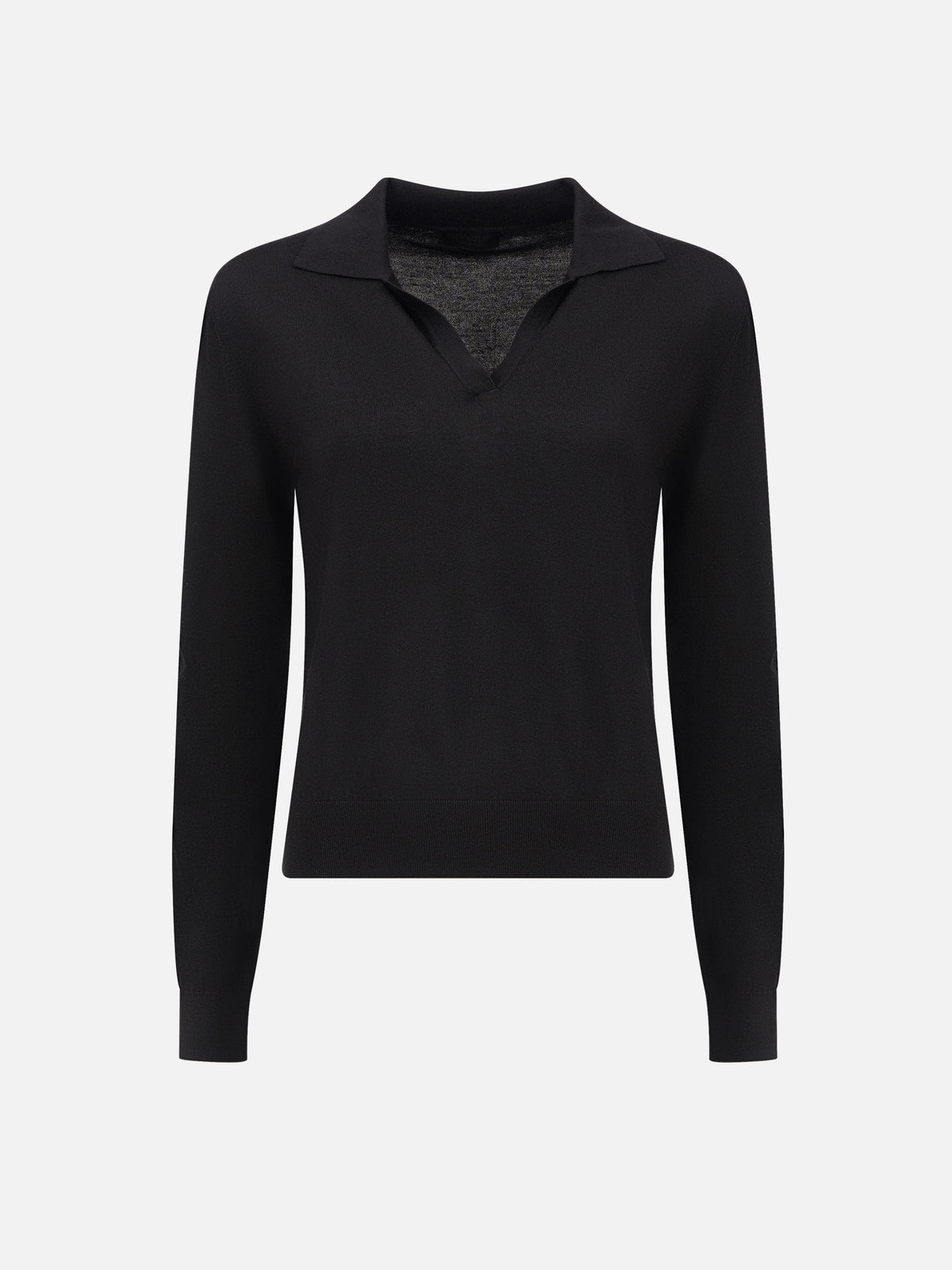 Dondup – Polopullover aus Kaschmir-Mix für Damen Schwarz - Black