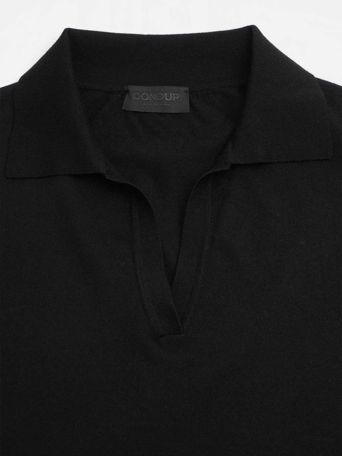 Dondup – Polopullover aus Kaschmir-Mix für Damen Schwarz - Black