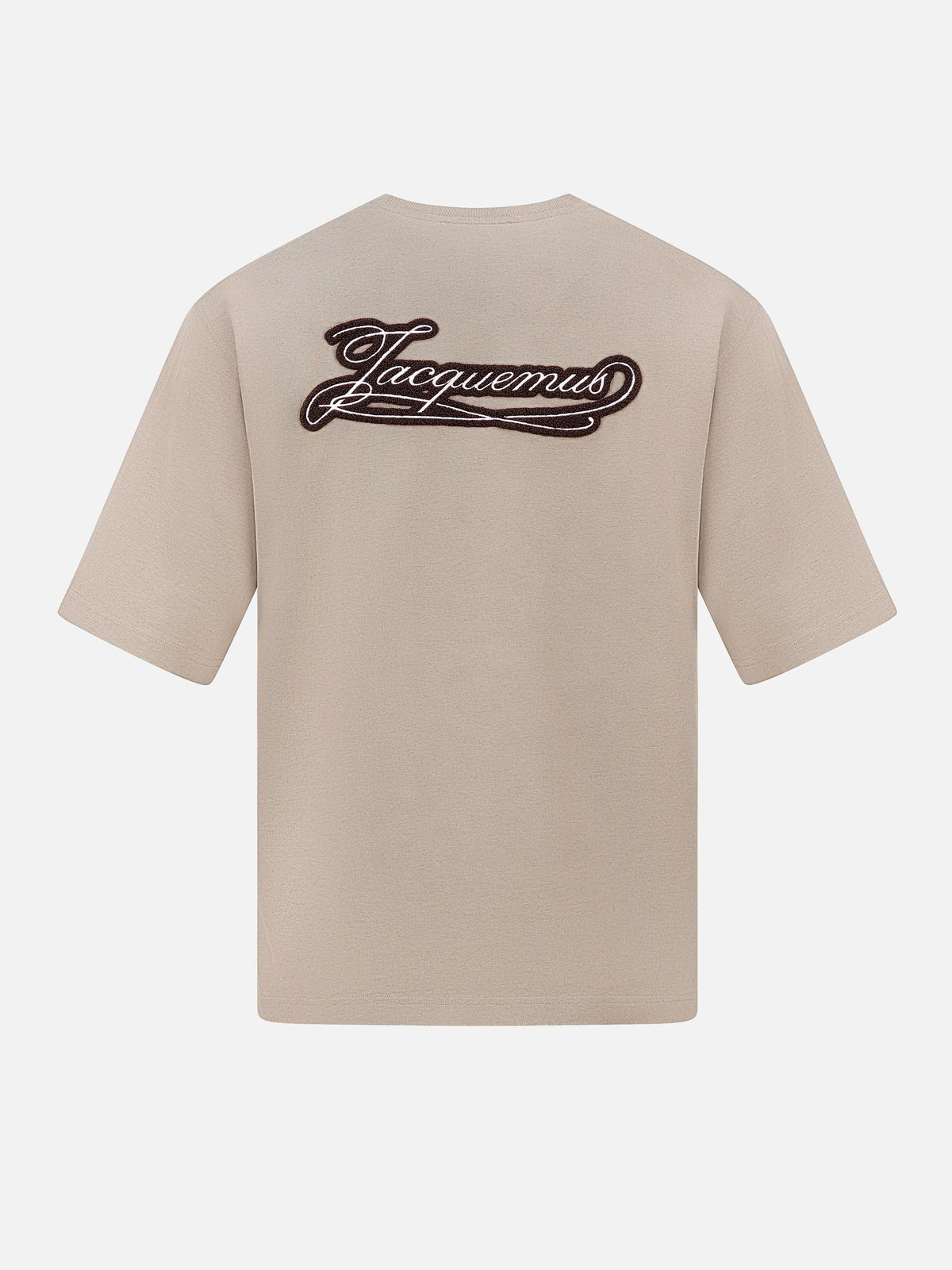 Jacquemus T-Shirt Torneo mit Logo-Patch für Herren Hellbeige