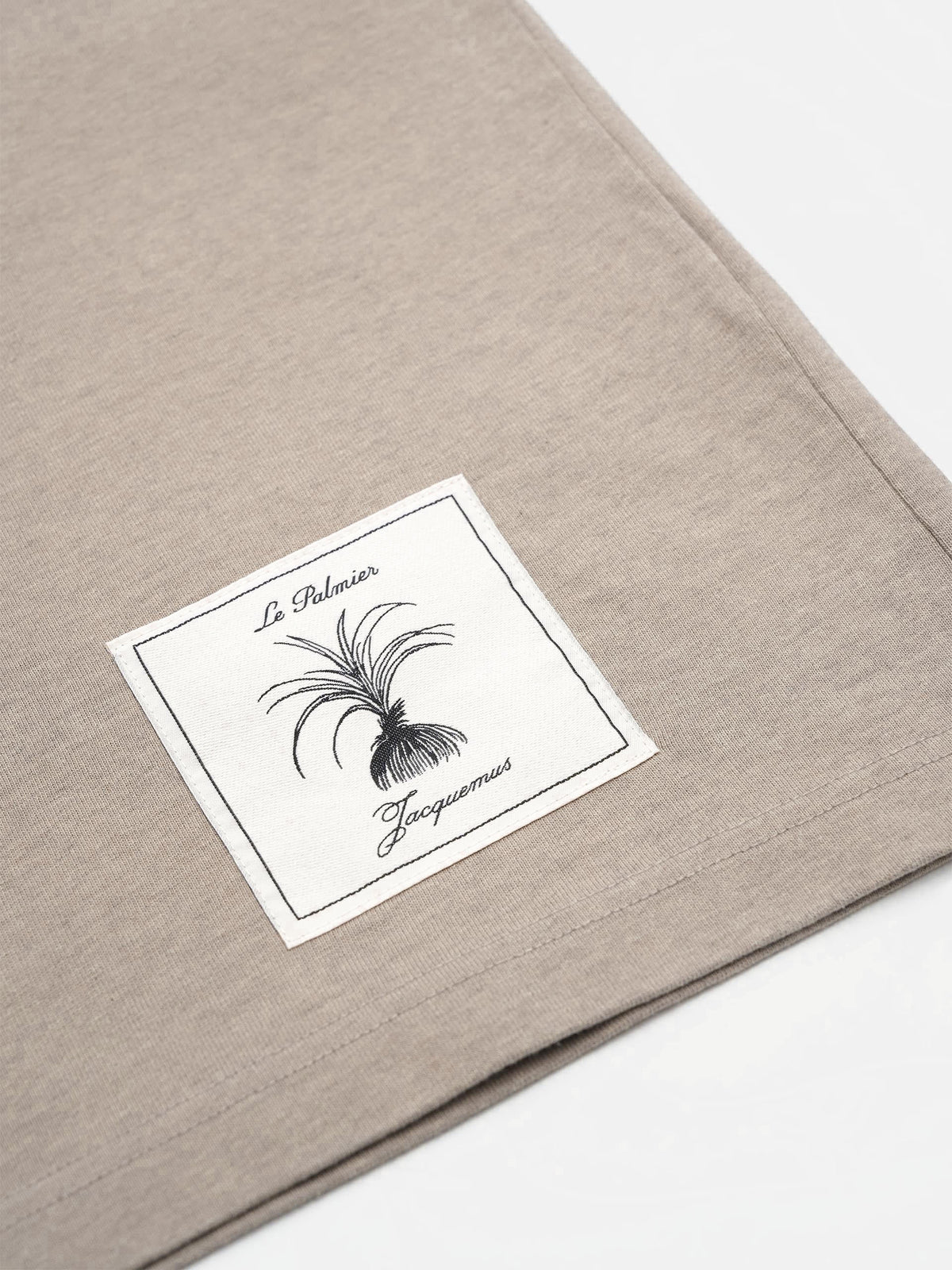 Jacquemus T-Shirt Torneo mit Logo-Patch für Herren Hellbeige