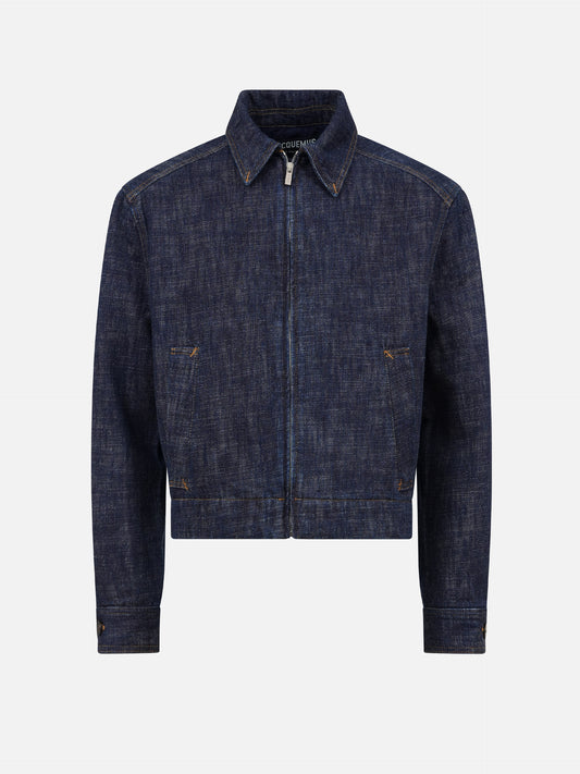 Jacquemus Jeansjacke de-Nîmes Canevas für Herren Dunkelblau
