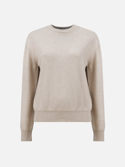 Jacquemus Pullover Moulin mit Logo-Stickerei für Damen Hellbeige
