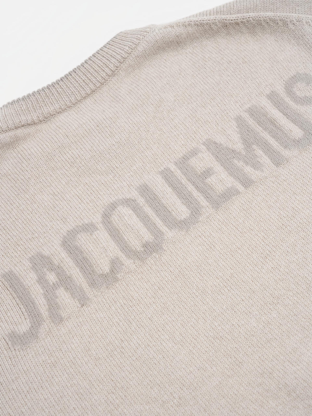 Jacquemus Pullover Moulin mit Logo-Stickerei für Damen Hellbeige