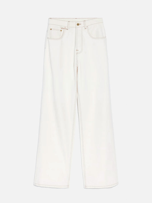 JACQUEMUS - Jeans De-Nimes Large für Damen in Weiß - White