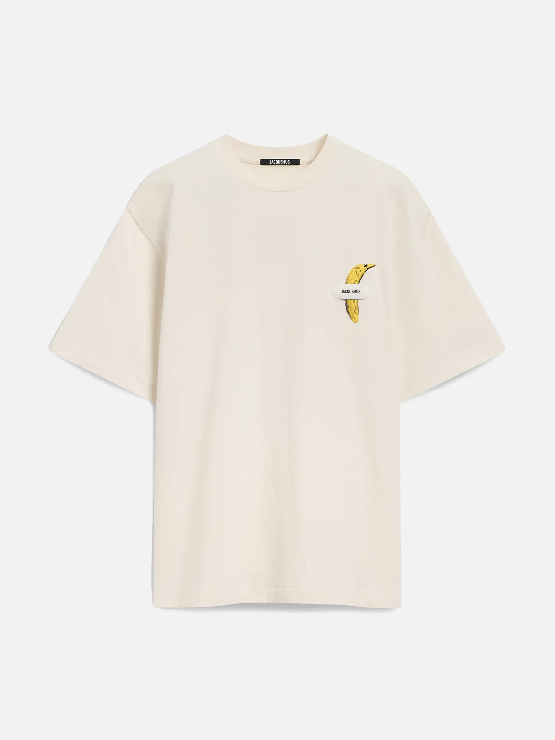 JACQUEMUS - T-Shirt Banane mit Logo für Herren in Hellbeige - Light beige