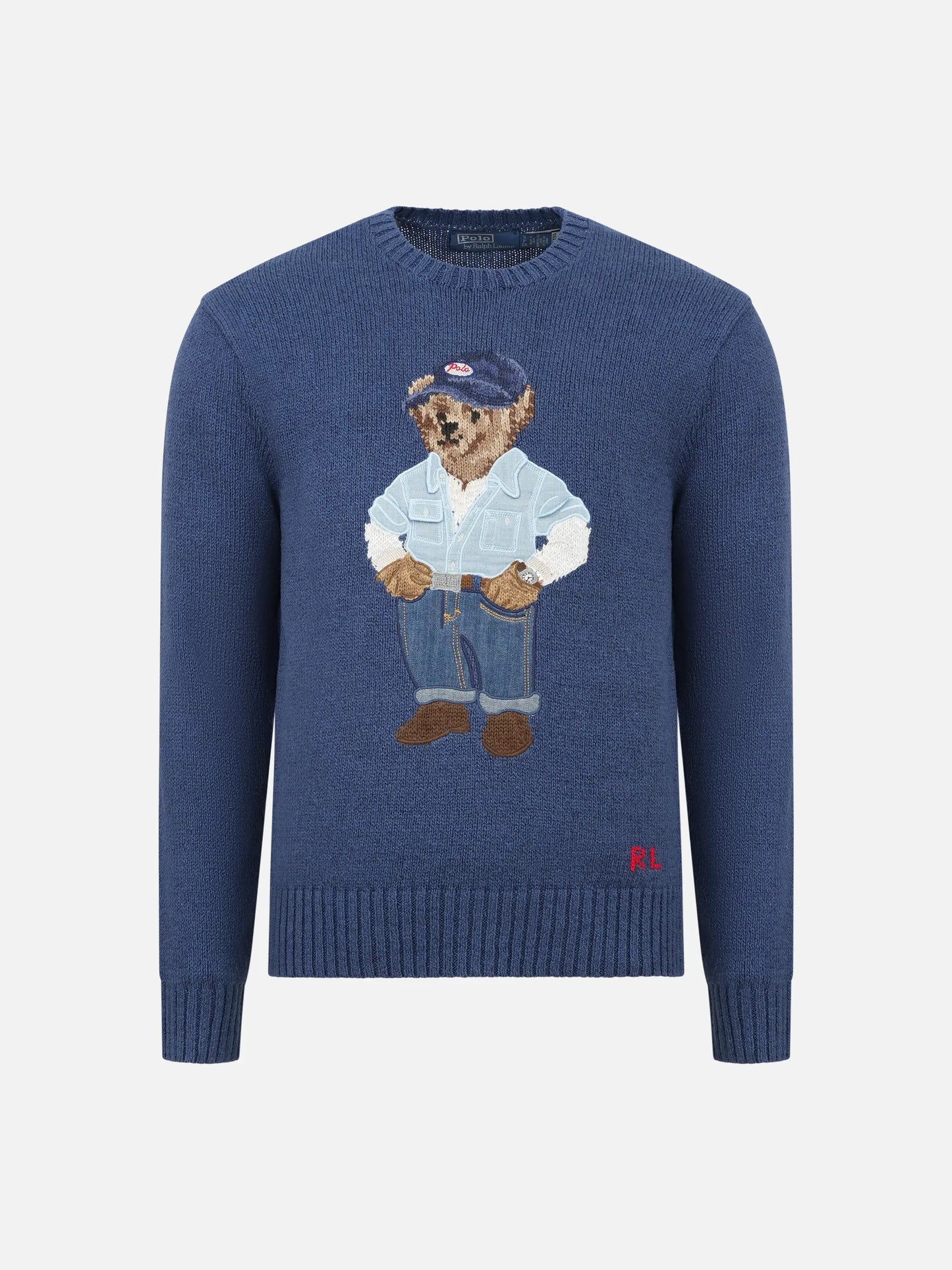 POLO RALPH LAUREN - Pullover mit Polo Bear Blau - Blue