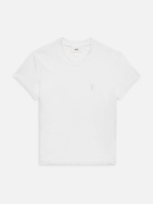 AMI PARIS - Ami De Coeur T-Shirt Regular-Fit Weiss – White
