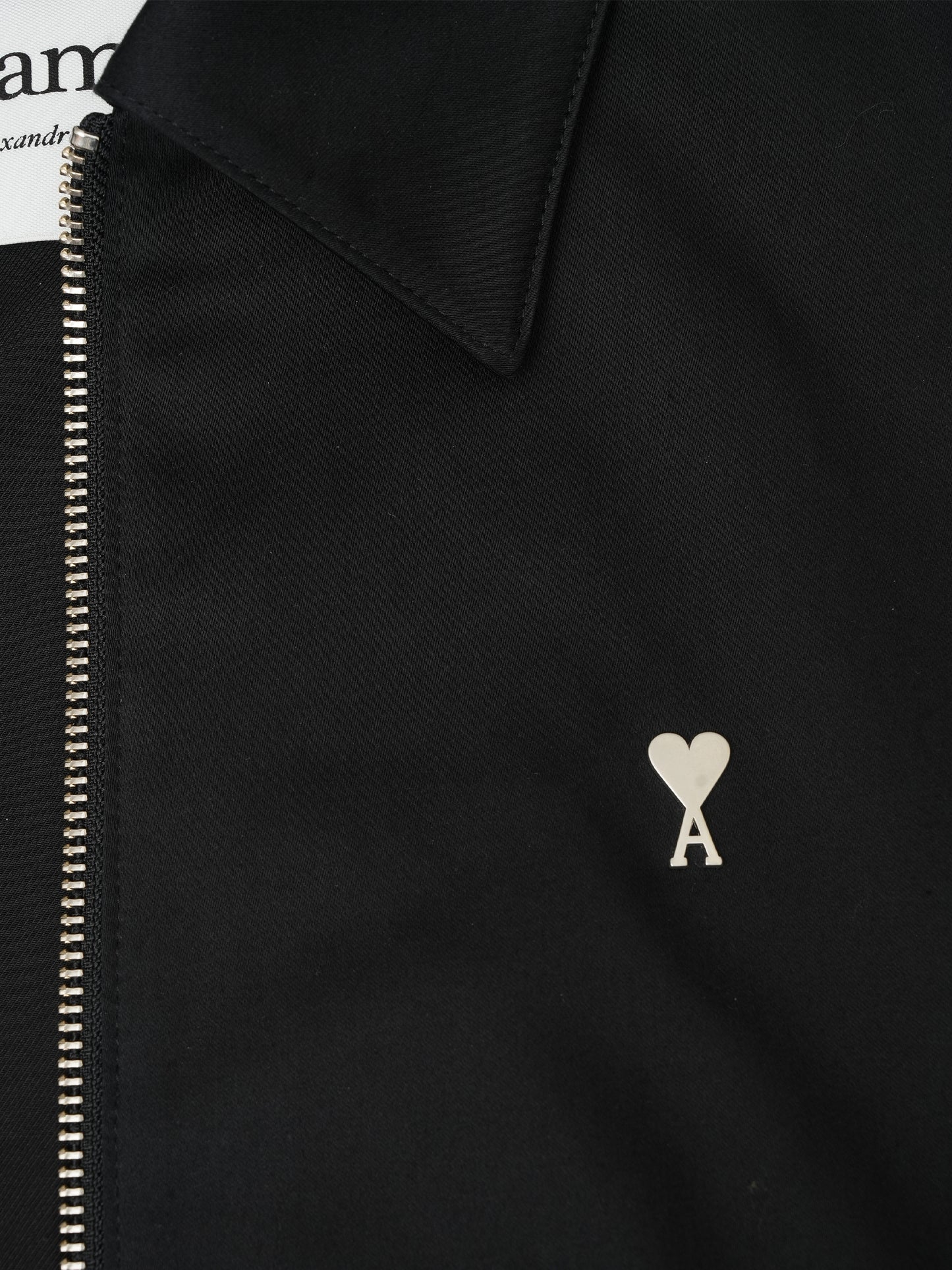 AMI PARIS - Ami De Coeur Bomberjacke mit Logo Schwarz – Black