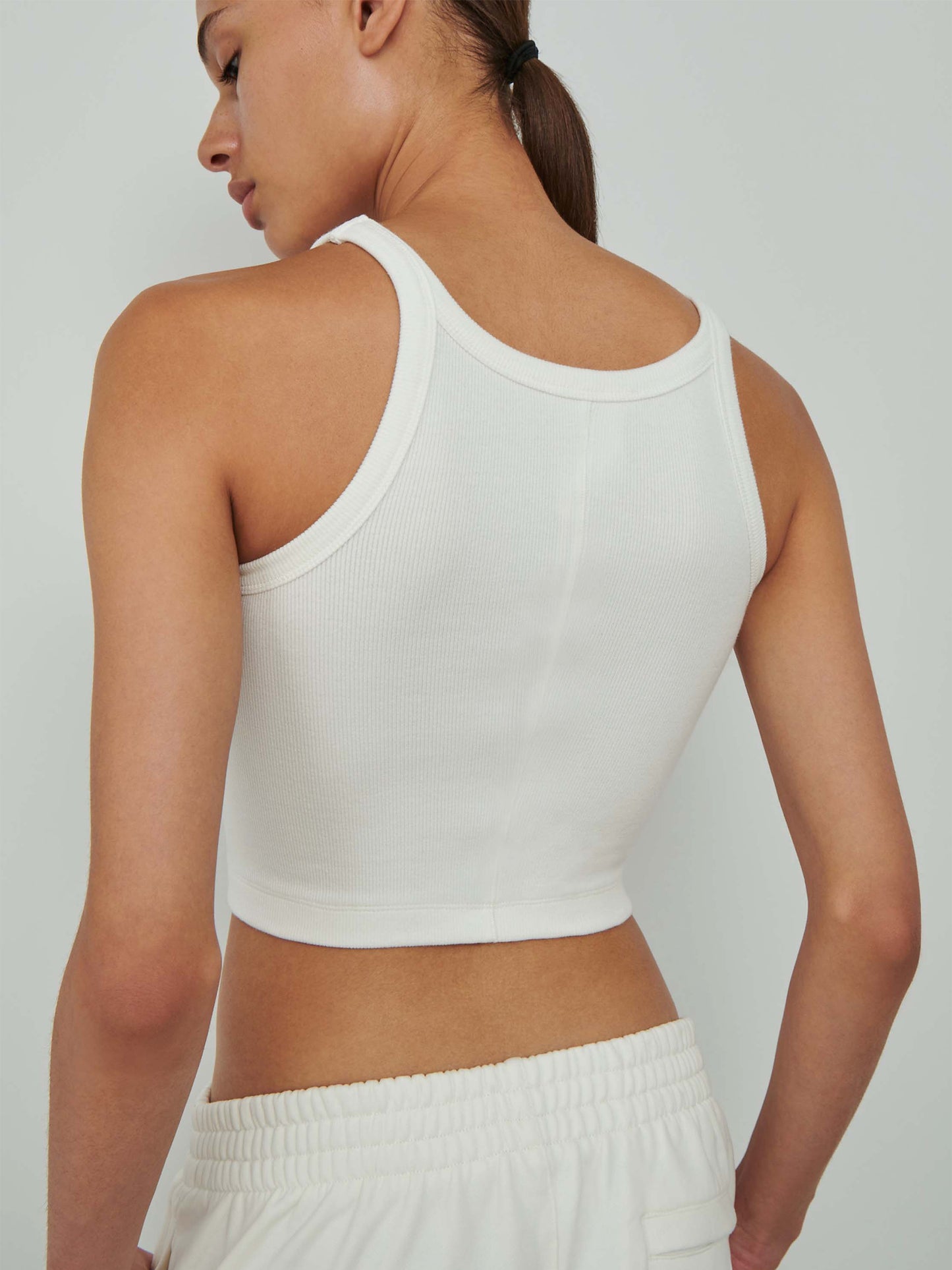 WARDROBE.NYC - x Hailey Bieber Tank Top Weiß – White