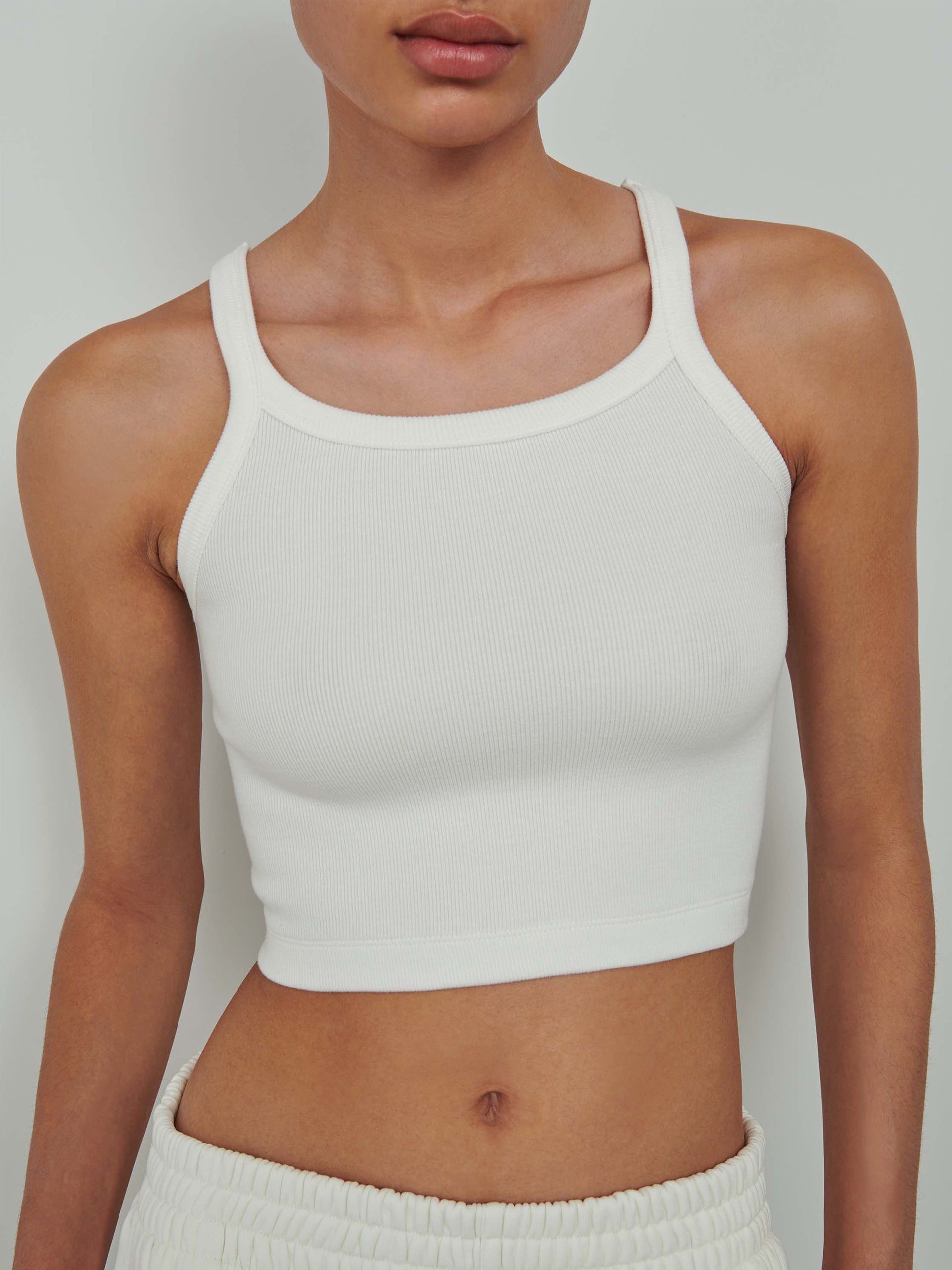 WARDROBE.NYC - x Hailey Bieber Tank Top Weiß – White