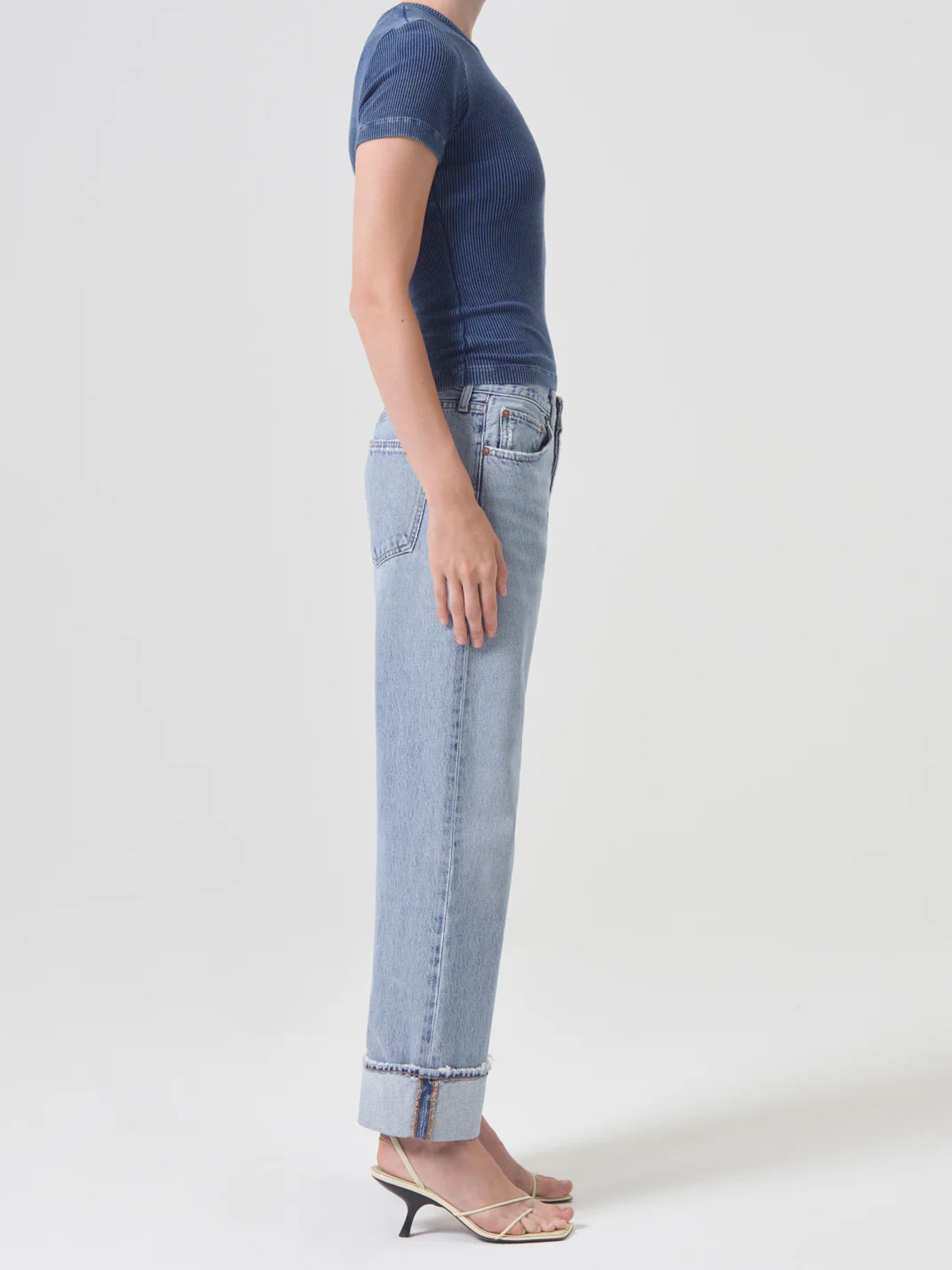 AGOLDE - Fran Low Slung Jeans mit geradem Bein