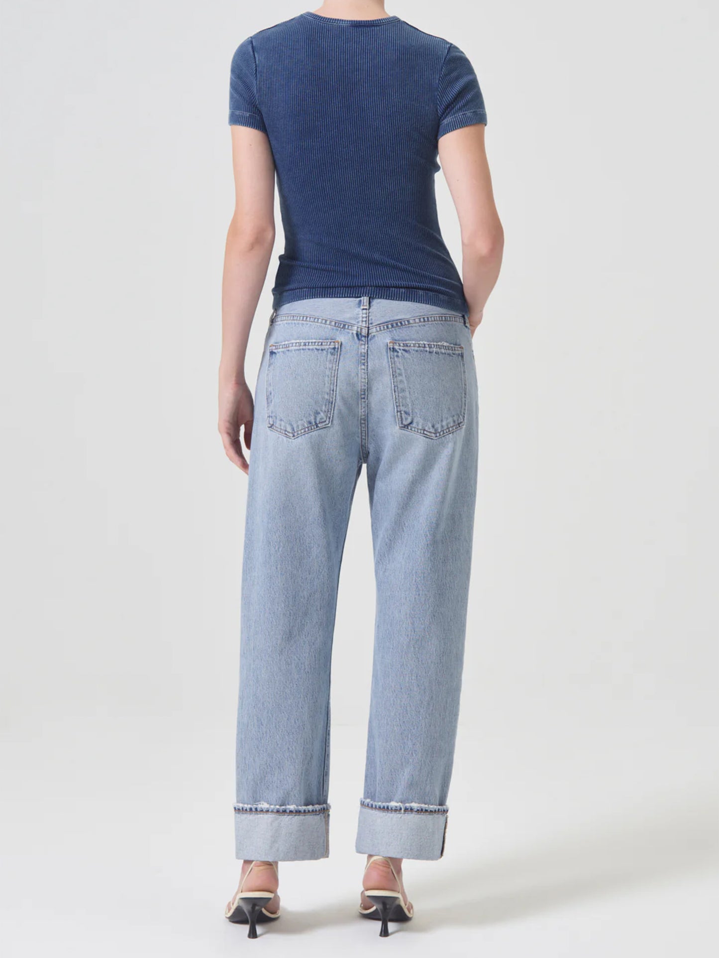 AGOLDE - Fran Low Slung Jeans mit geradem Bein