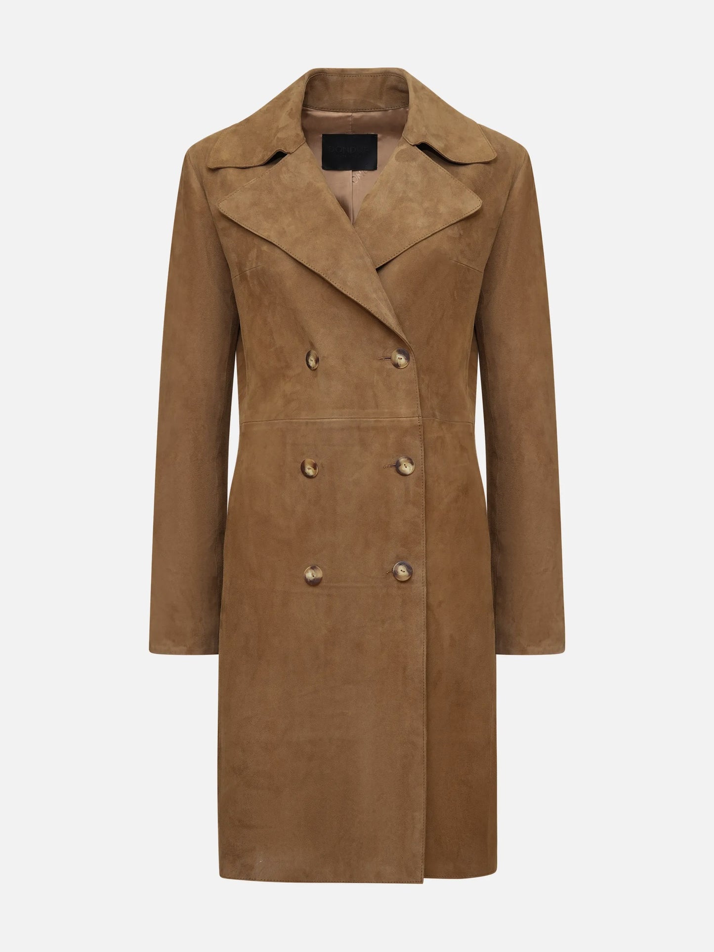 DONDUP - Suede Trenchcoat aus Veloursleder für Damen Braun - Brown
