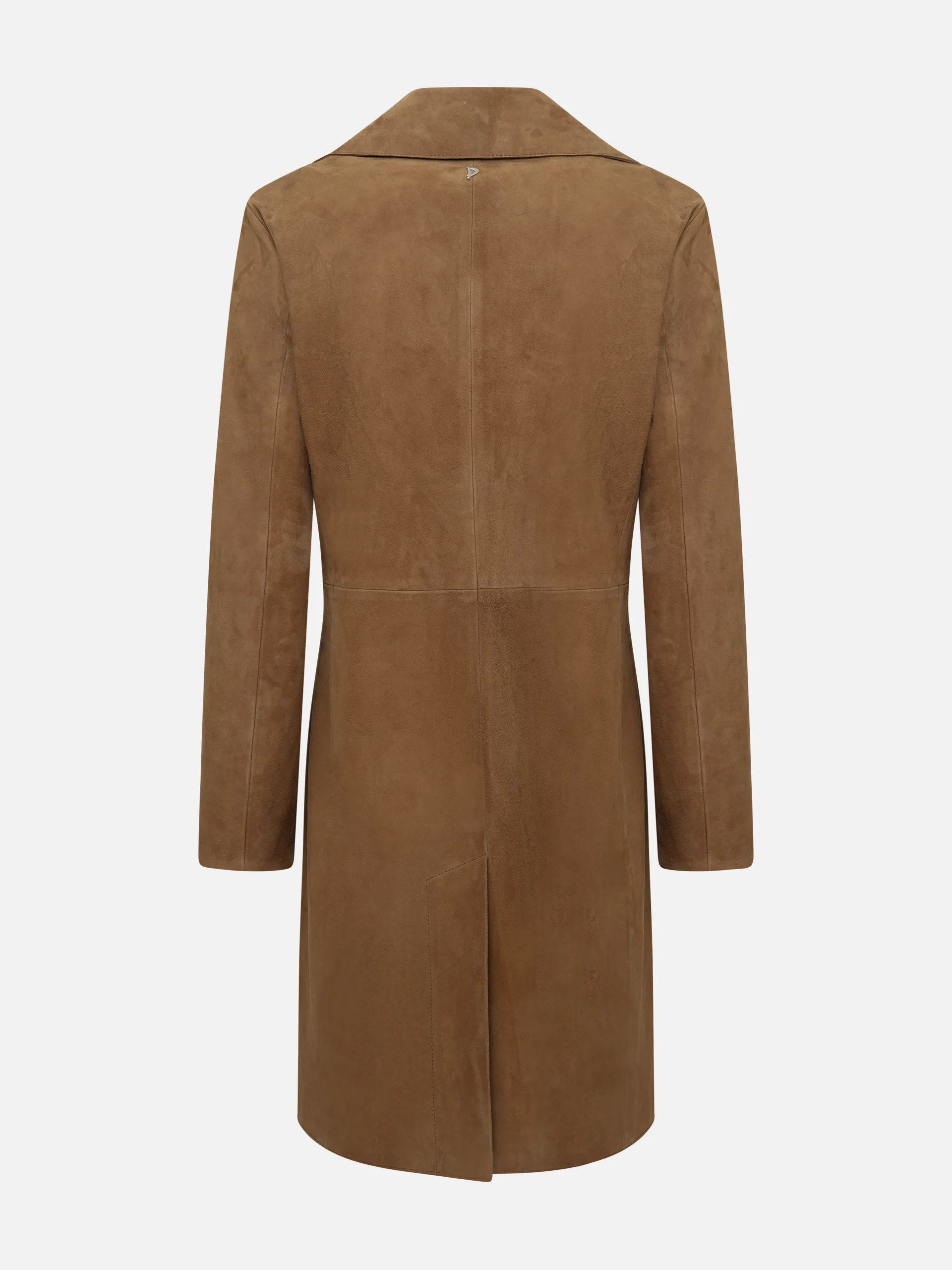 DONDUP - Suede Trenchcoat aus Veloursleder für Damen Braun - Brown