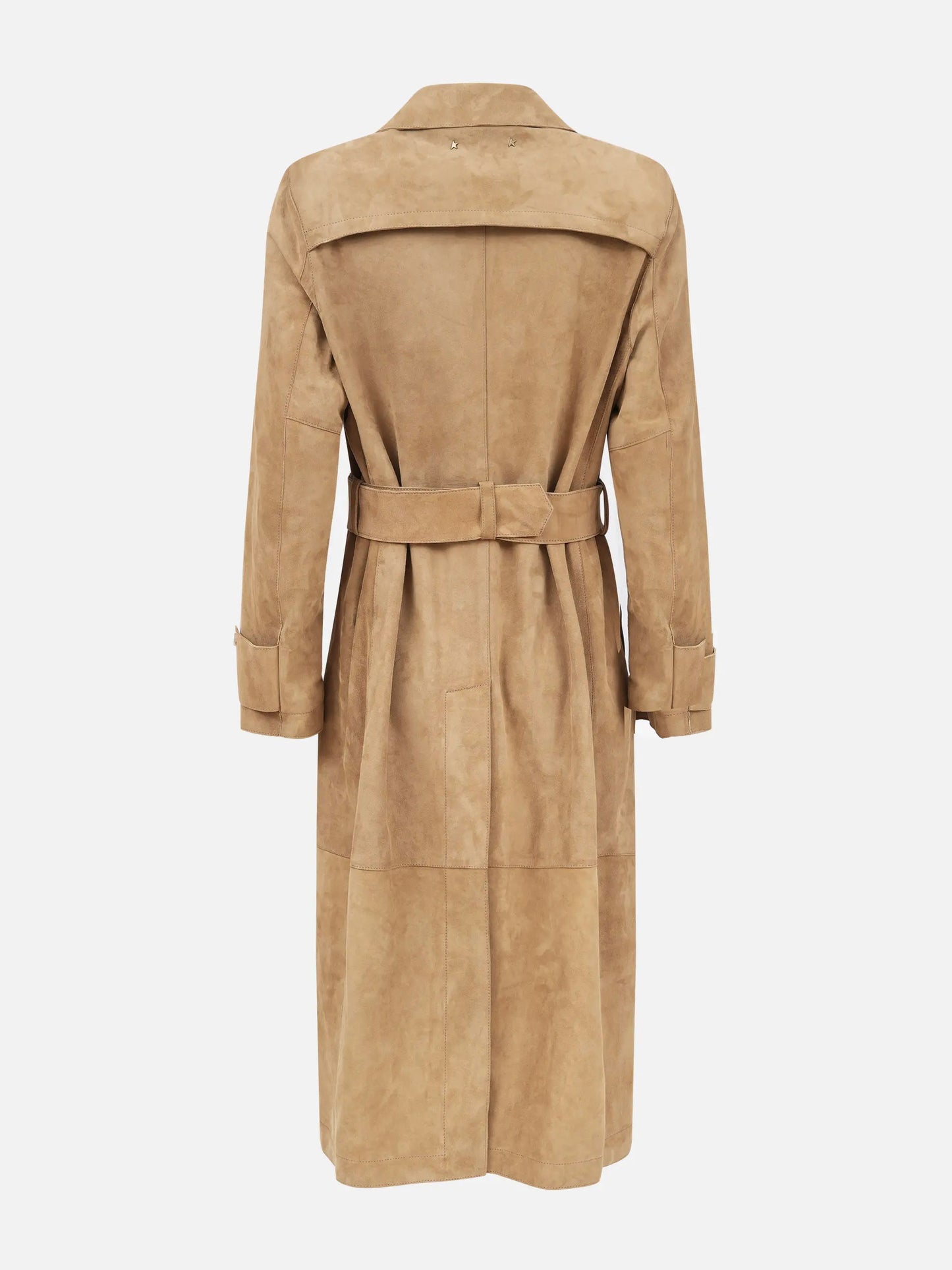 GOLDEN GOOSE - Trenchcoat aus Veloursleder für Damen Beige