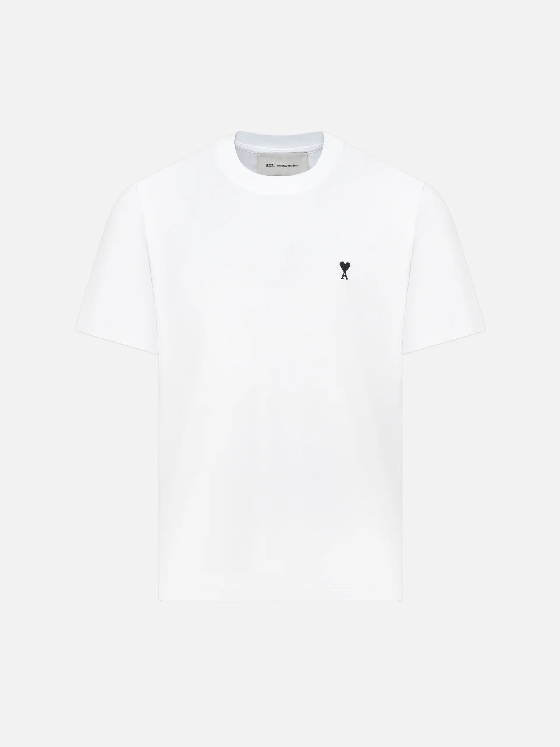 AMI PARIS - T-Shirt Ami De Coeur aus Baumwolljersey Weiß - White