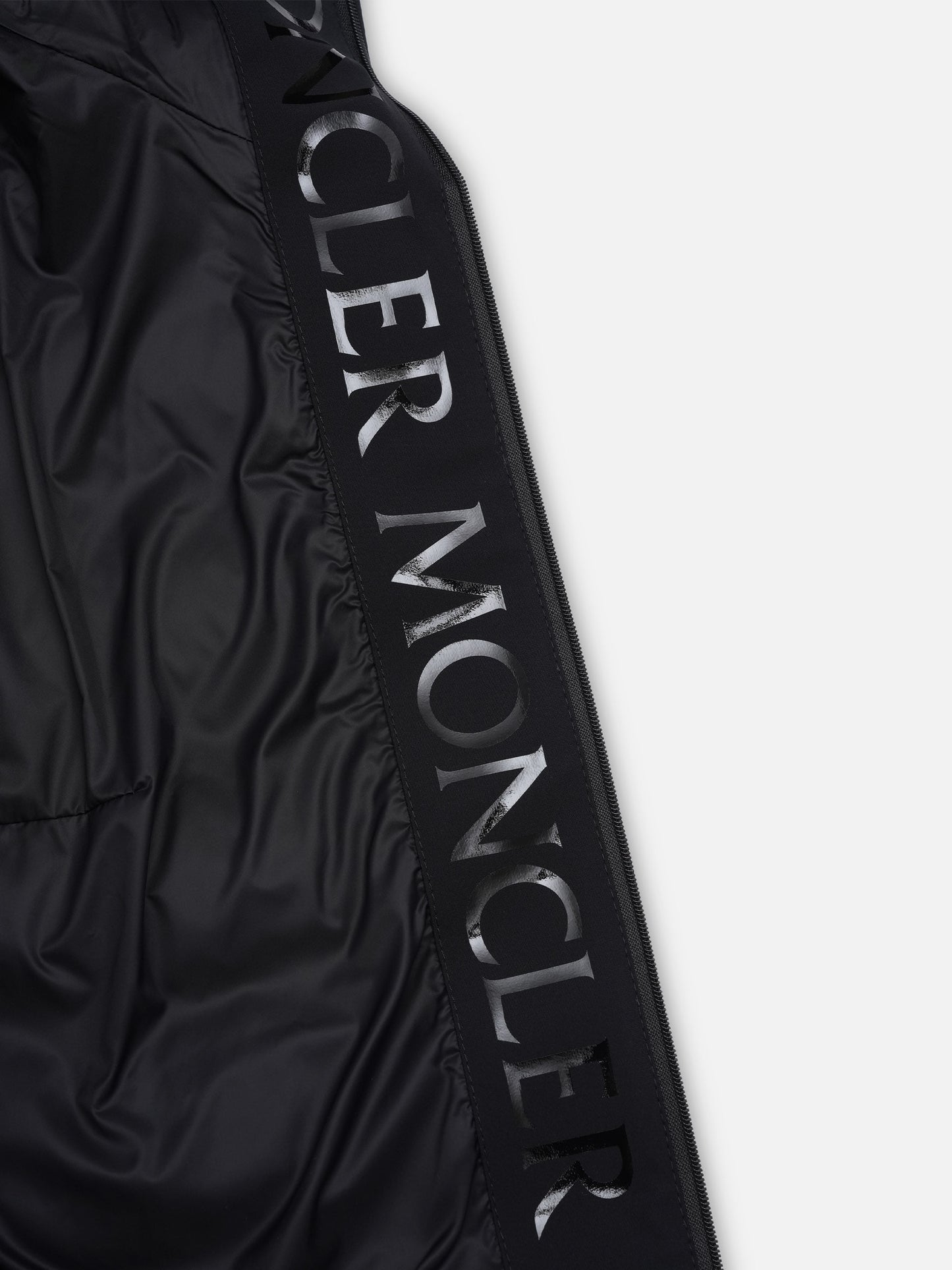 Moncler – Daunenjacke Herbe mit Kapuze für Damen Schwarz - Black