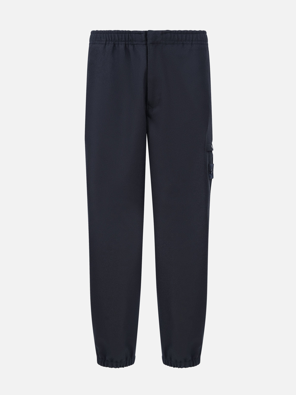Stone island Cargohose Ghost aus Woll-Nylon-Flanell für Herren Navyblau