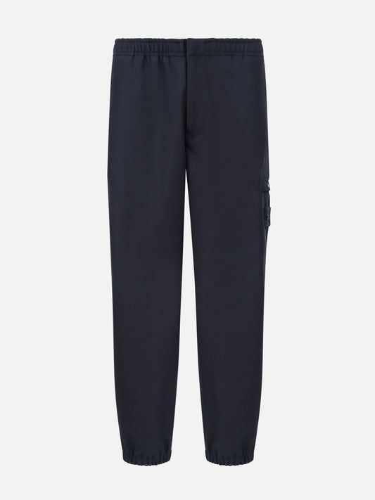 Stone island Cargohose Ghost aus Woll-Nylon-Flanell für Herren Navyblau