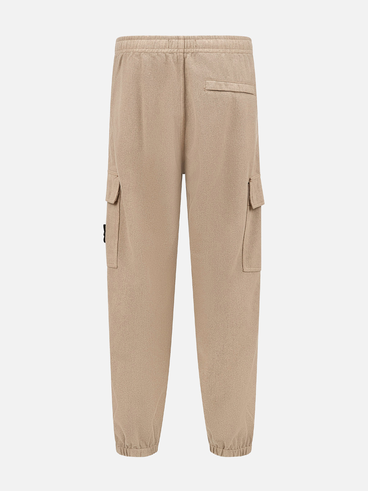 Stone island Cargohose aus Woll-Nylon-Flanell für Herren Hellbeige