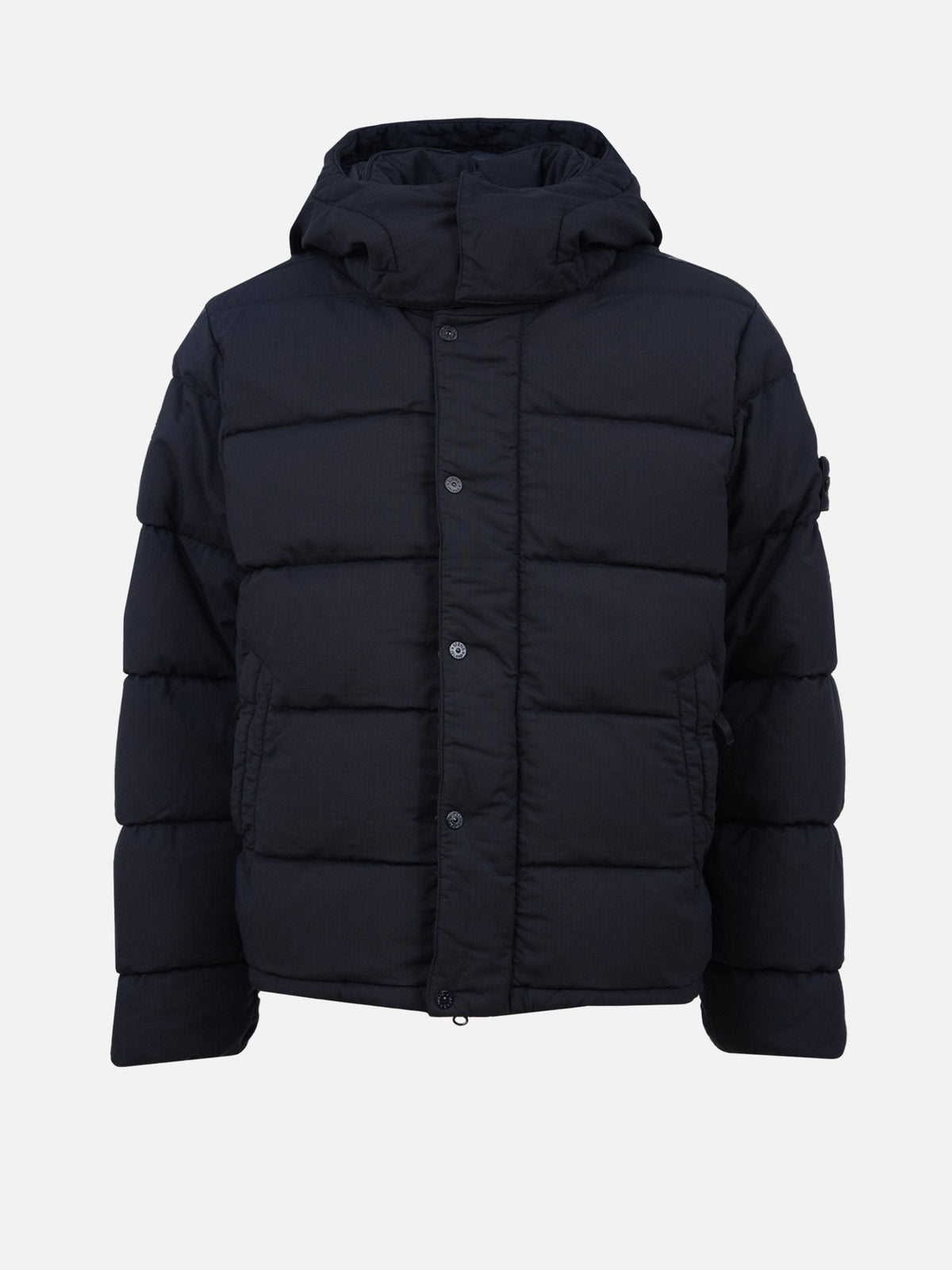 Stone island Daunenjacke Ghost aus Woll-Ripstop für Herren Navyblau