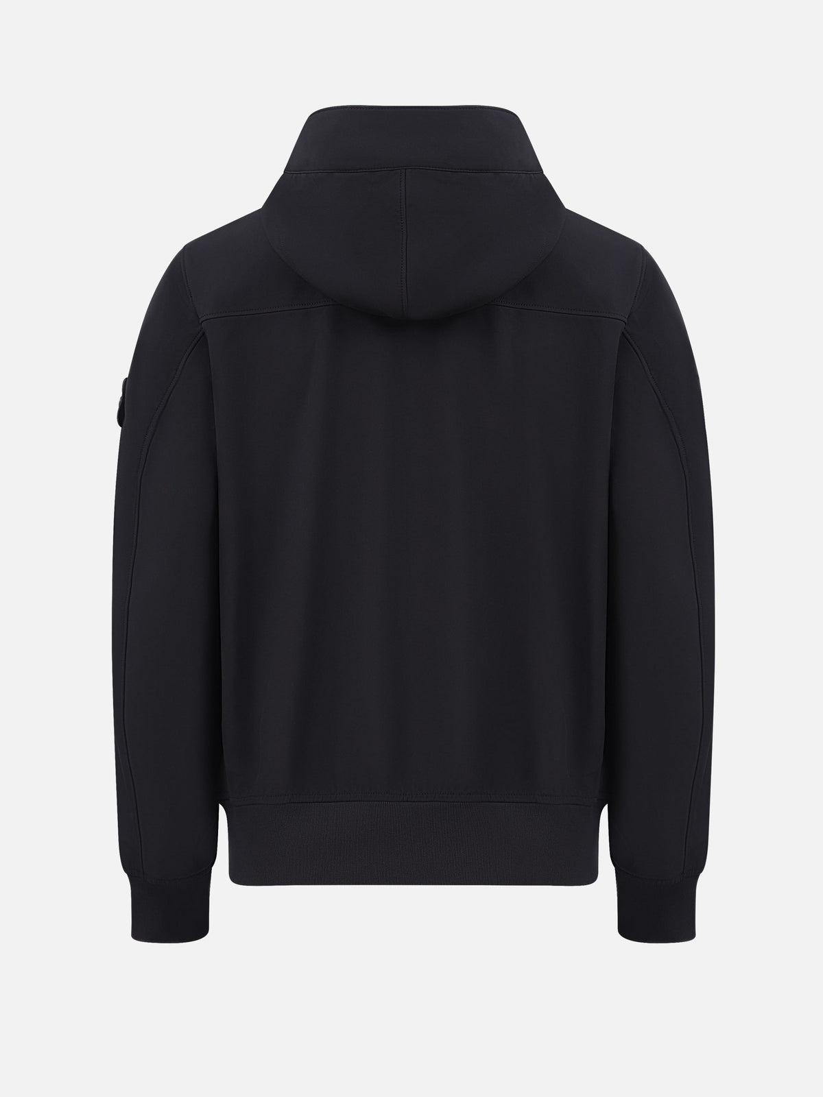 Stone island Kapuzenjacke Soft Shell-R für Herren Schwarz