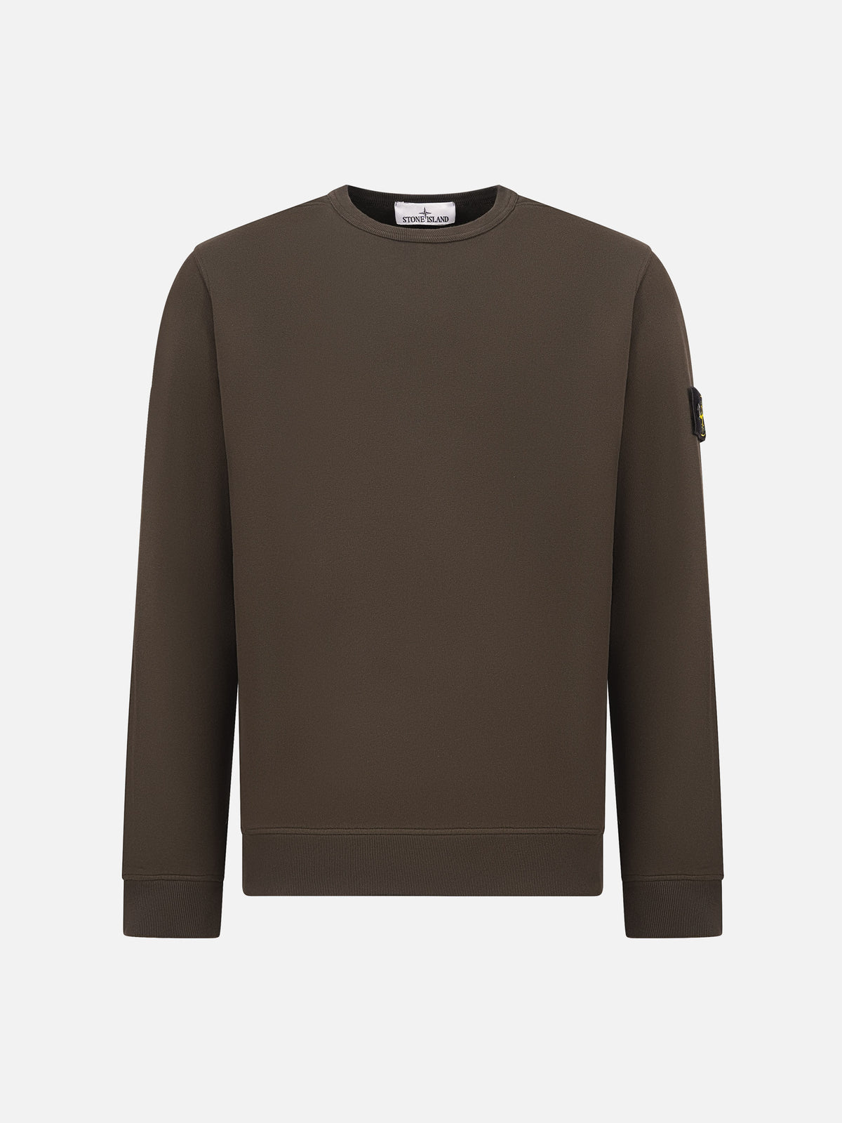 Stone island Sweatshirt mit Kompass-Patch für Herren Braun