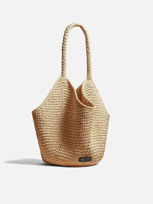 KHAITE - Lotus Medium Tasche aus Viskose-Raffia