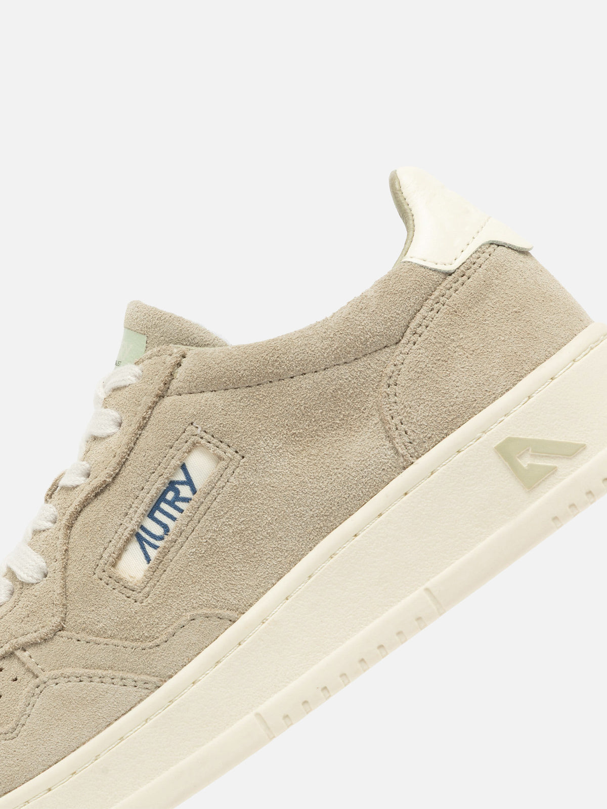AUTRY - Sneakers Medalist Low aus Veloursleder für Damen Beige / Weiß