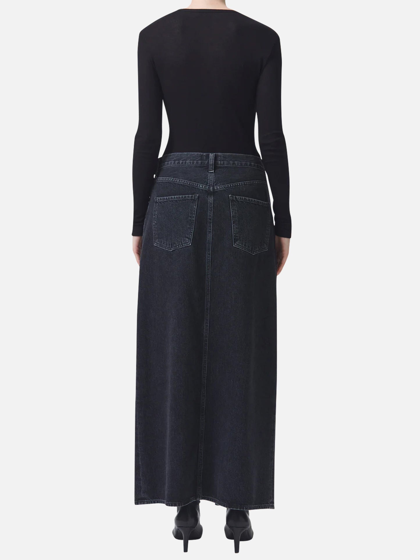 AGOLDE - Maxi Skirt Leif Denim