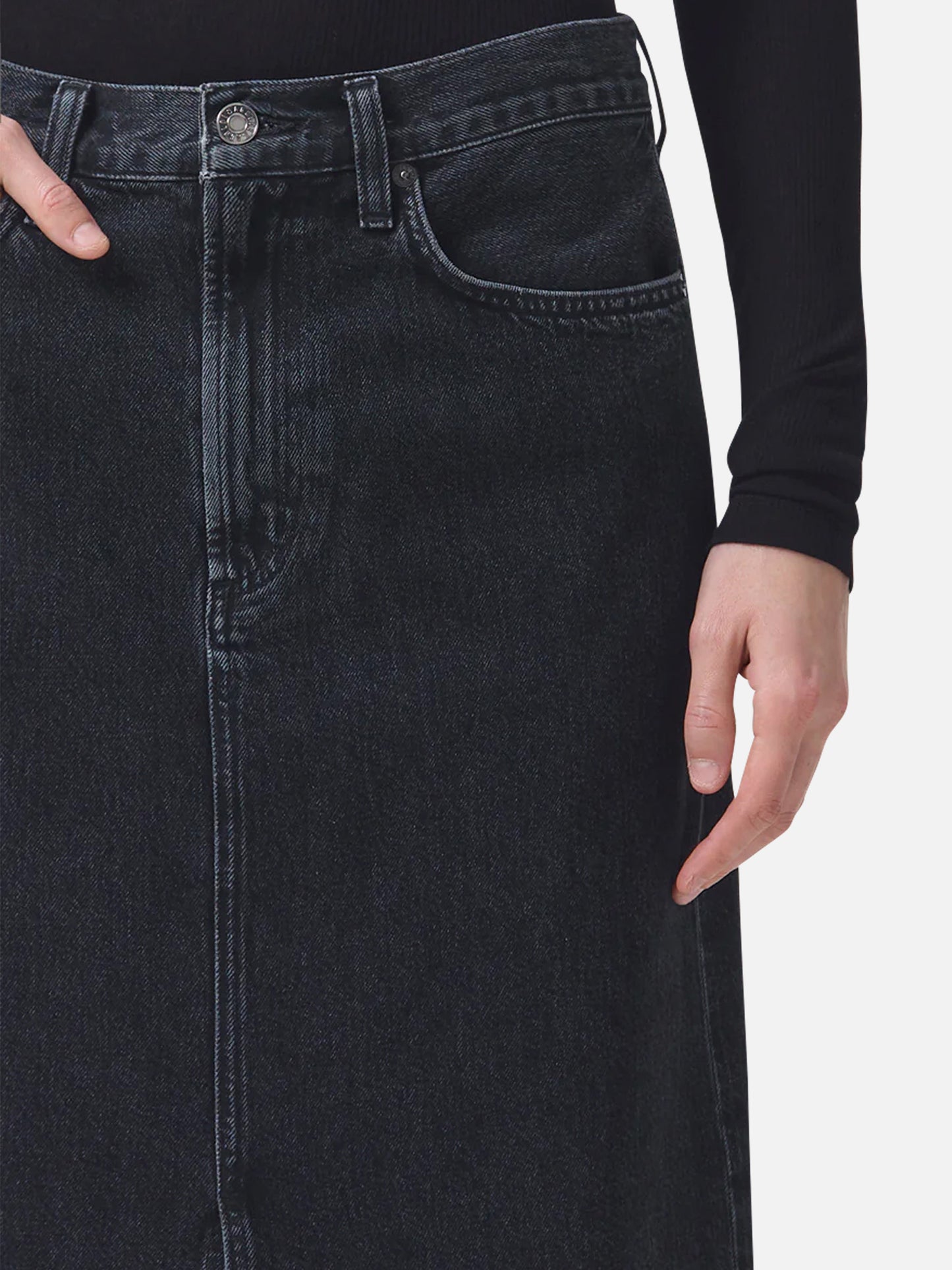 AGOLDE - Maxi Skirt Leif Denim