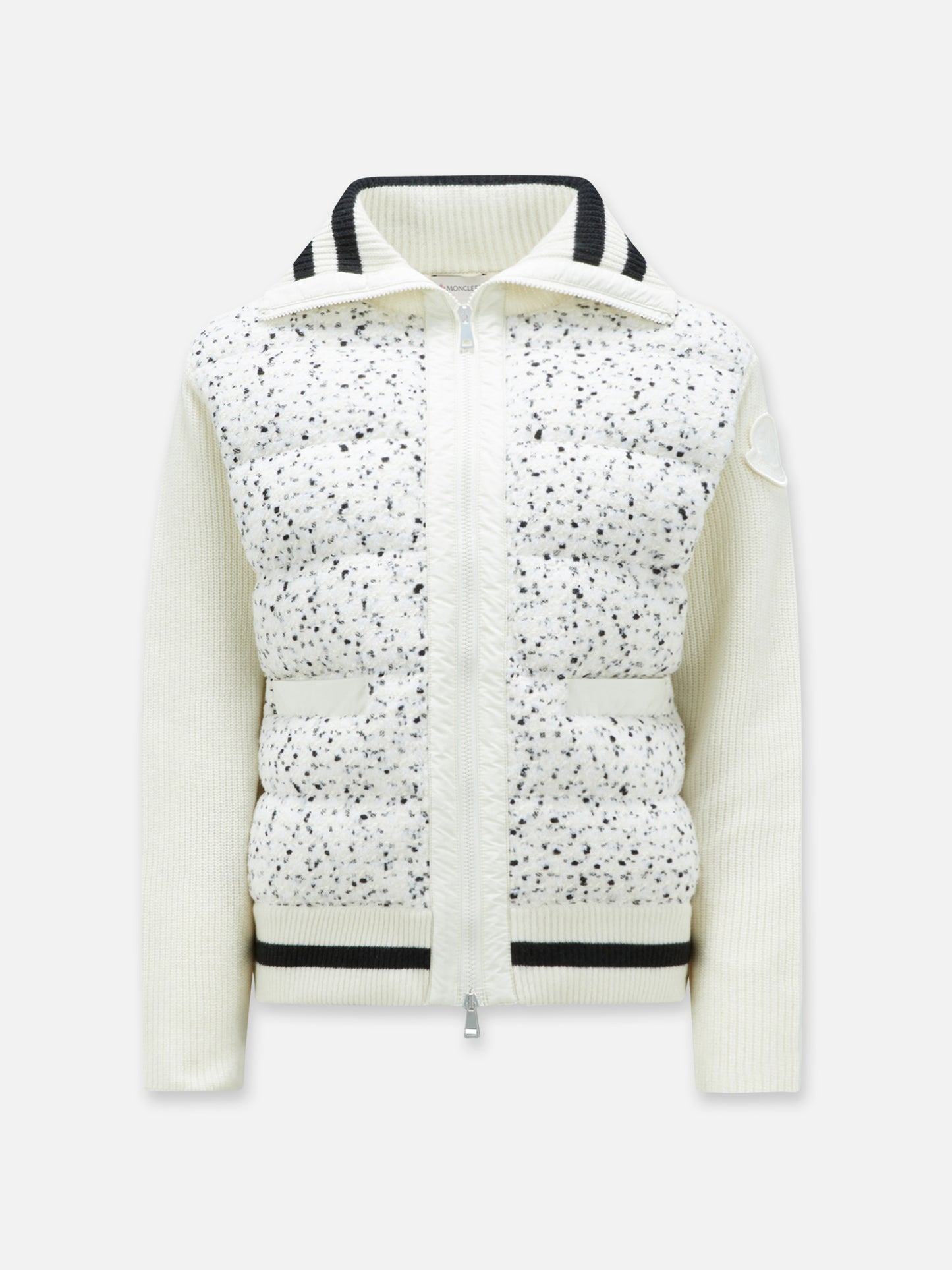 MONCLER - Tweed-Cardigan mit Logo