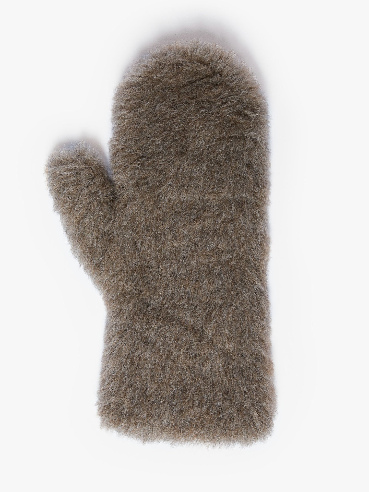 MAX MARA - Ombrato Handschuhe aus Teddy-Stoff